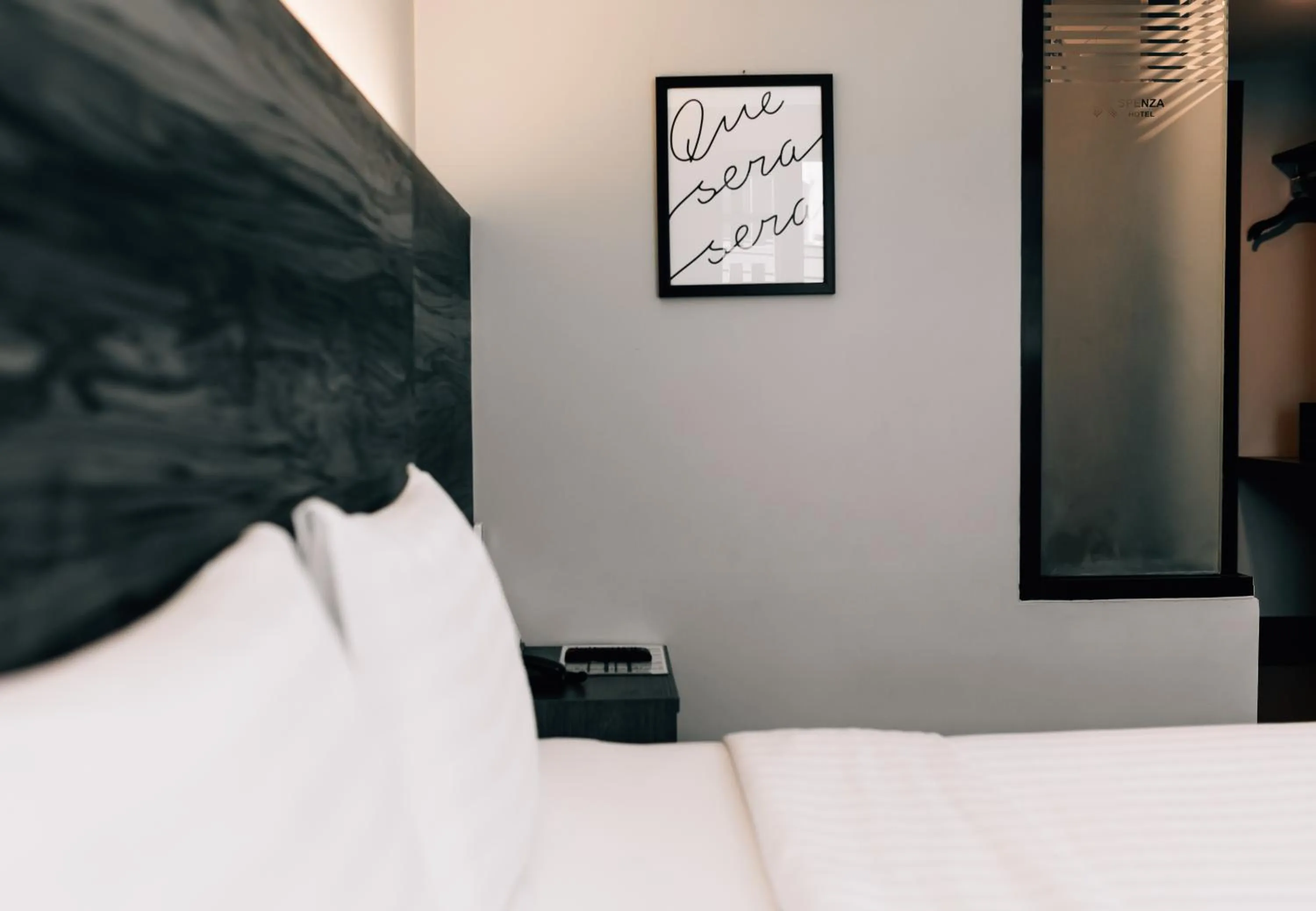 Decorative detail, Bed in Spenza Hotel