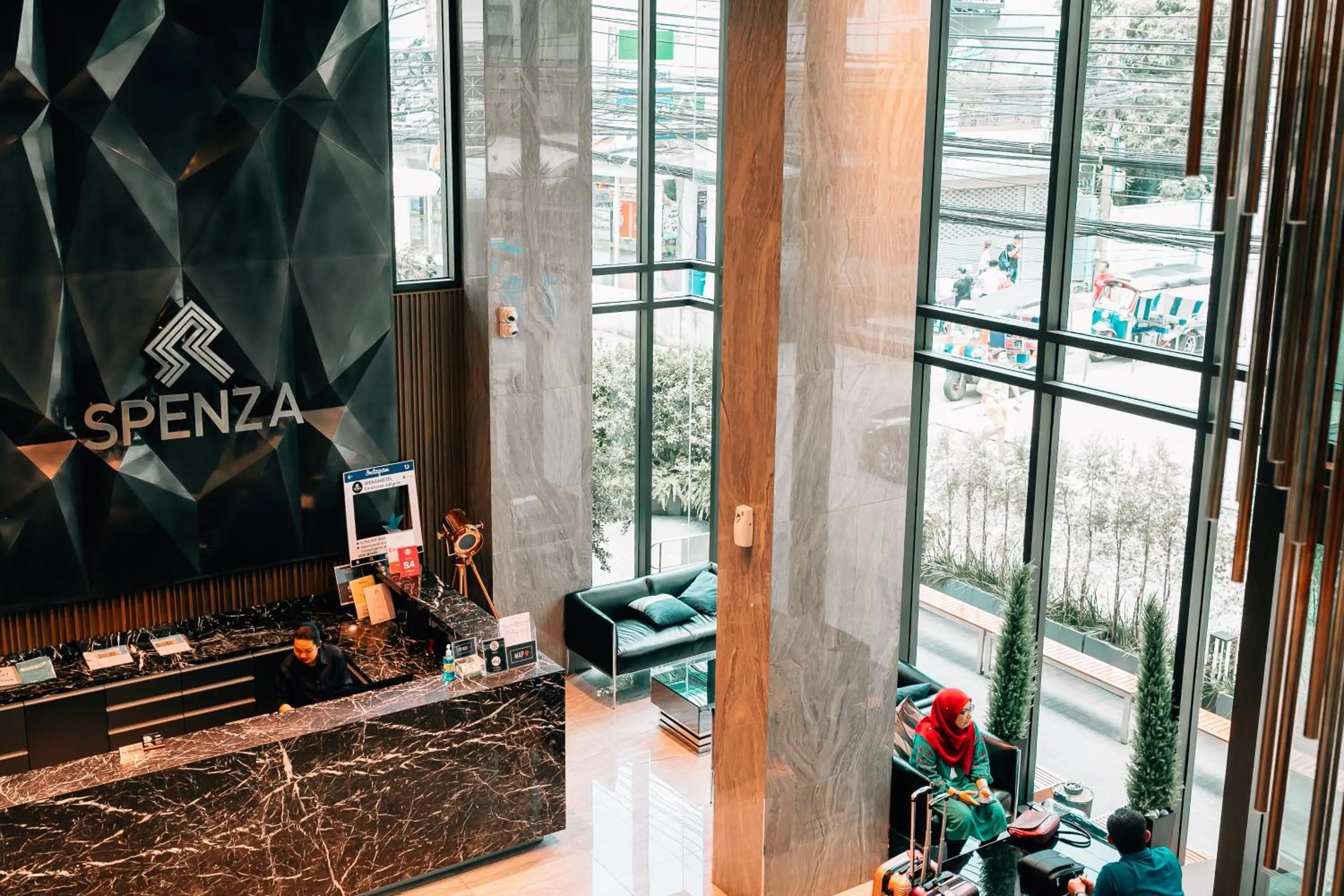 Lobby or reception in Spenza Hotel