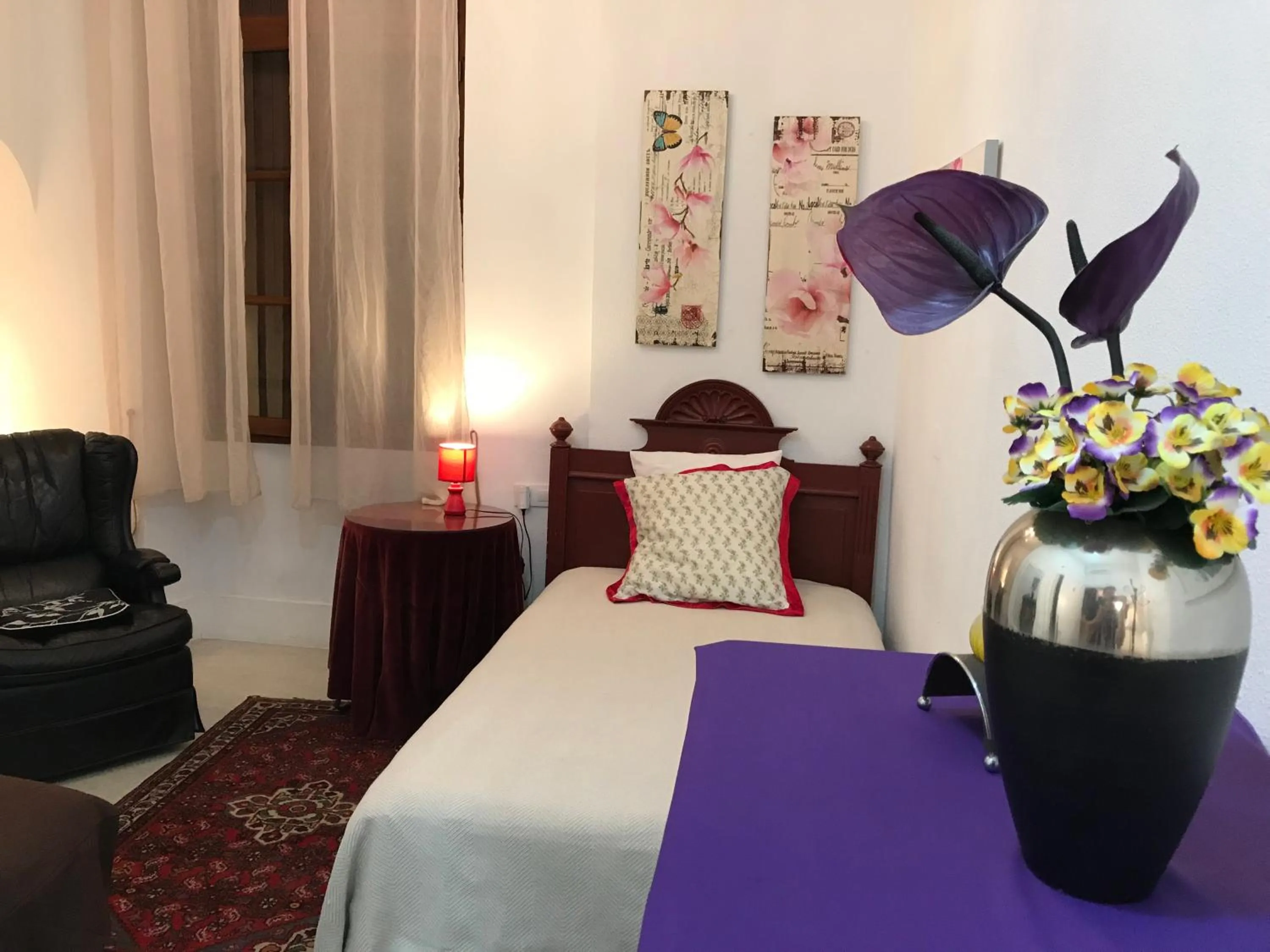 Bed in Victorian Lodge