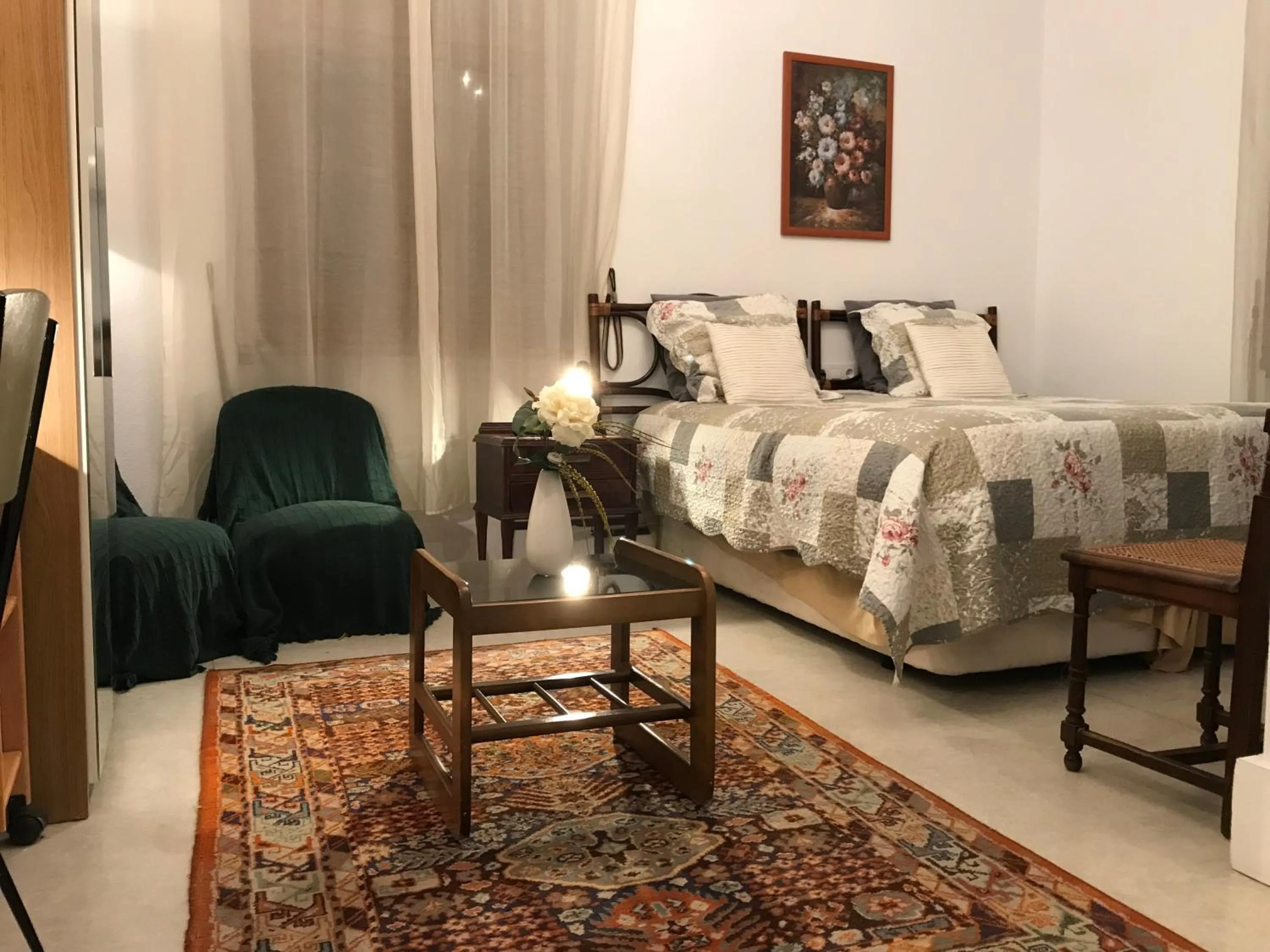 Bed in Victorian Lodge