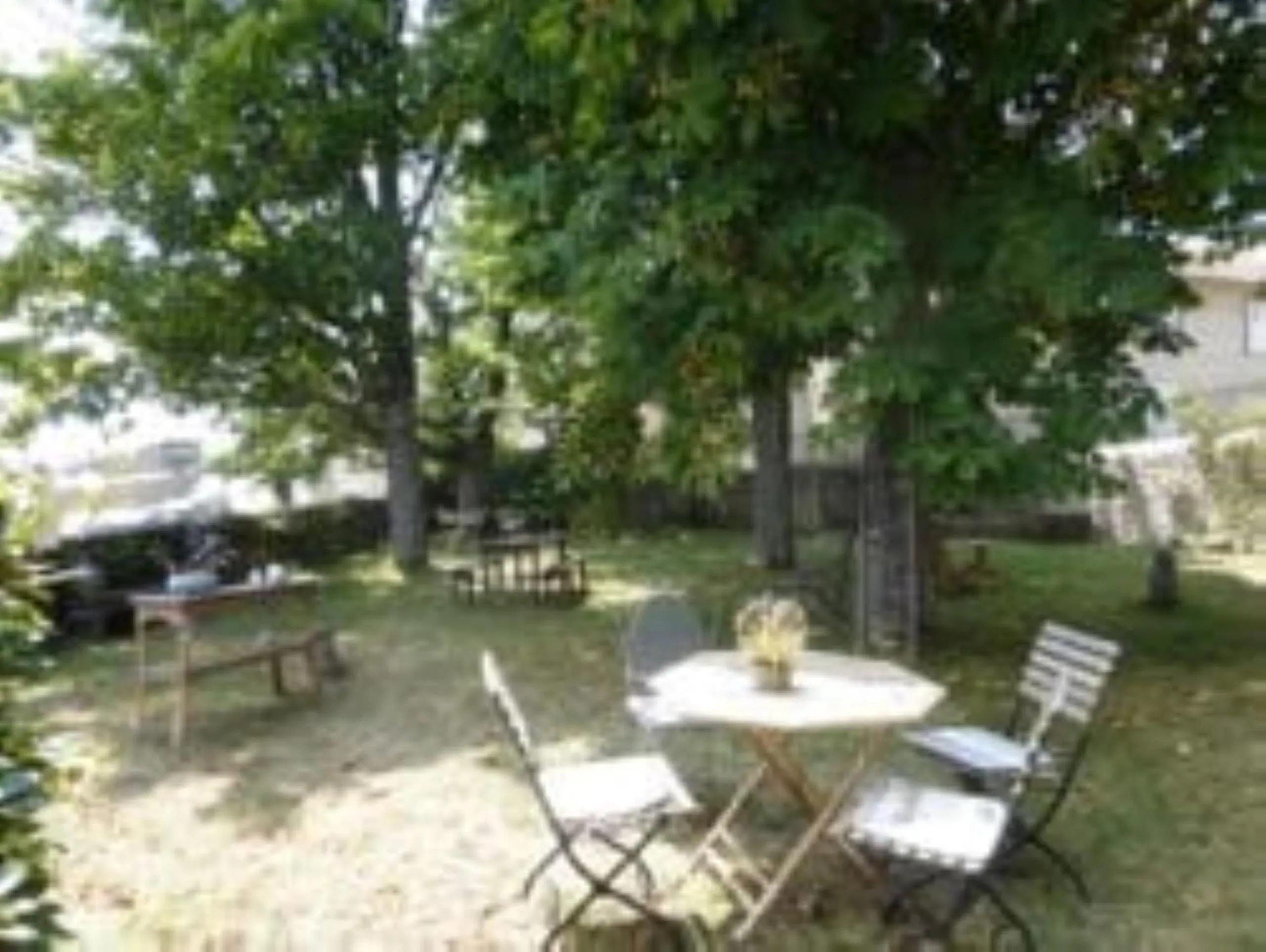 Garden in Chateau De Riverie chambres et table d'hôtes