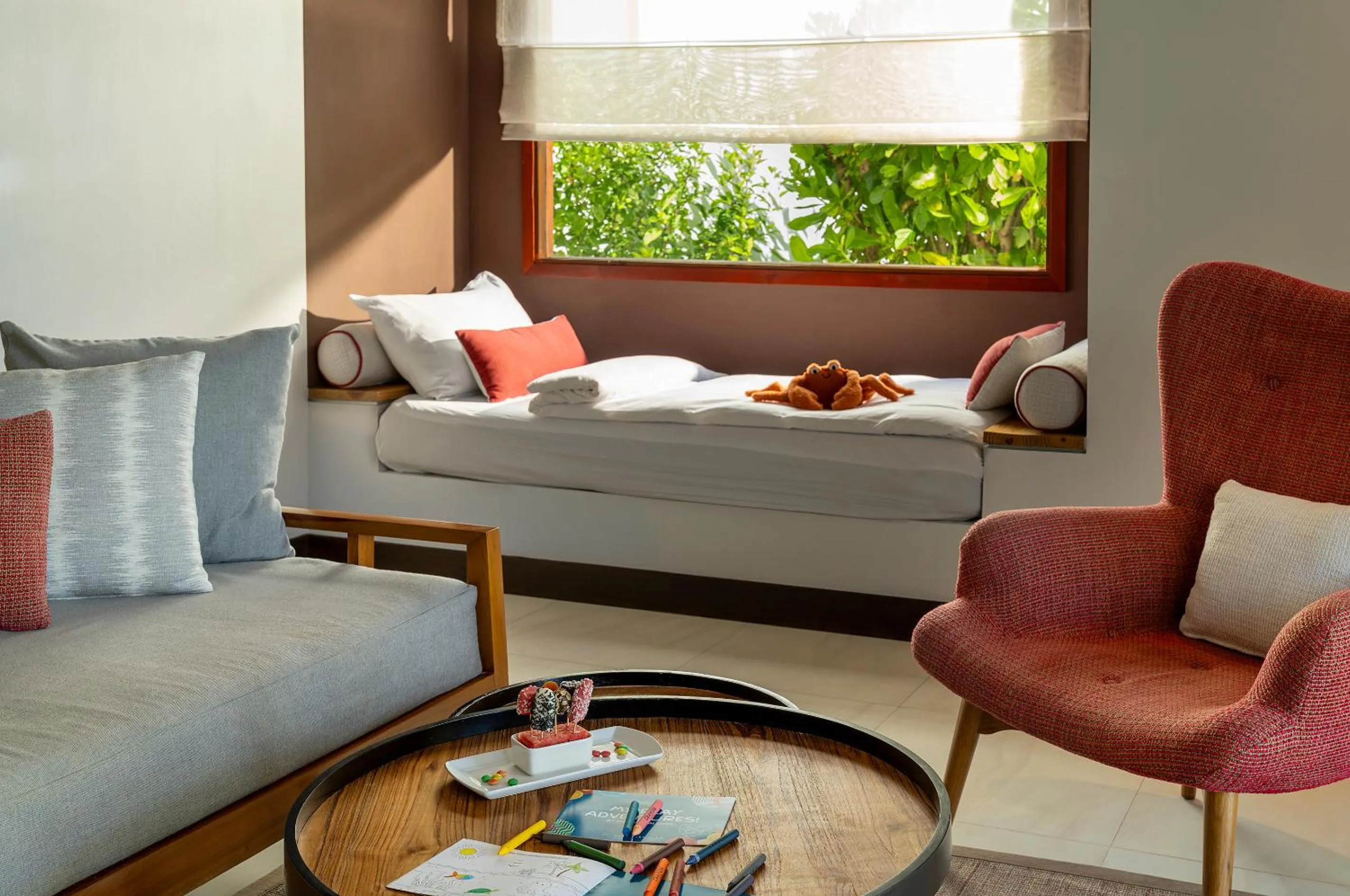 Living room in Dhigali Maldives - A Premium All-Inclusive Resort