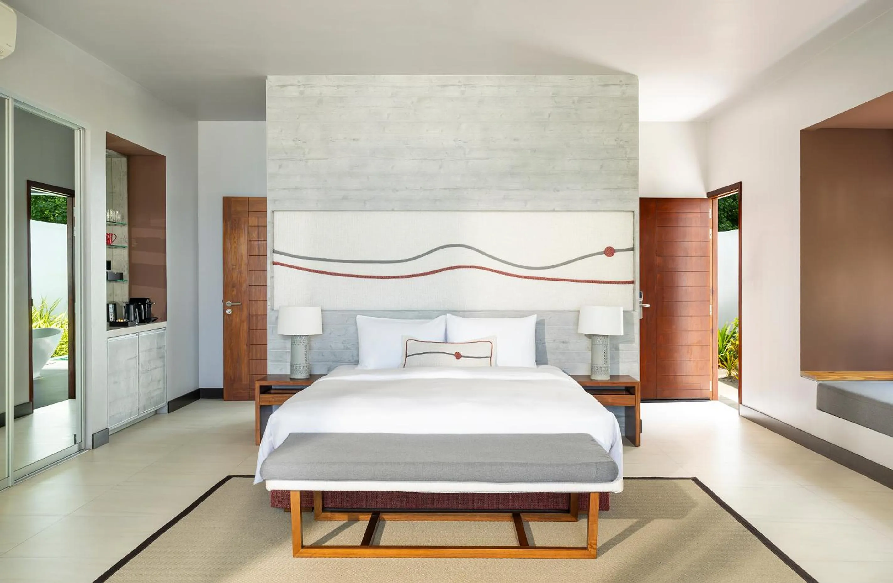 Bed in Dhigali Maldives - A Premium All-Inclusive Resort