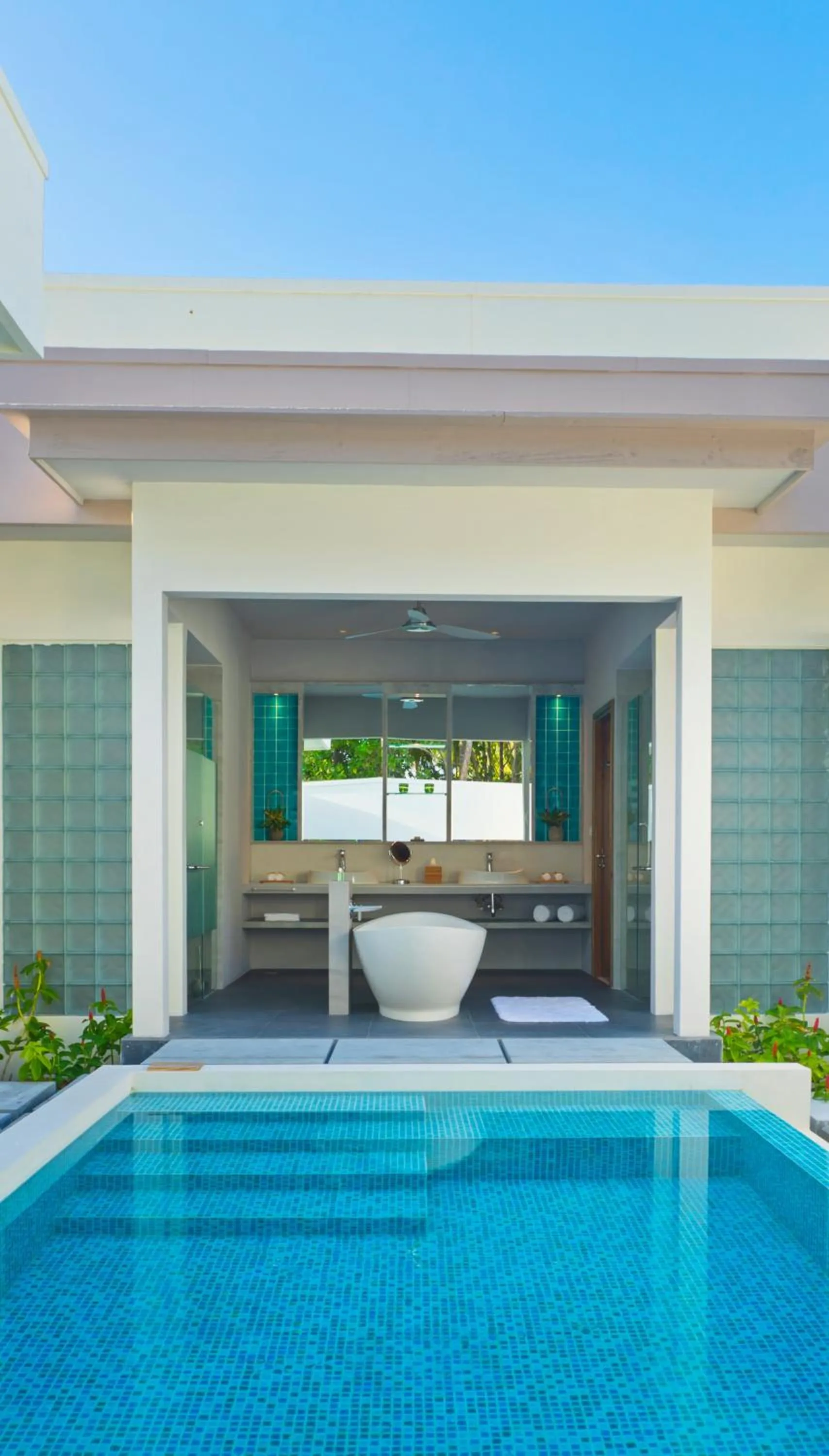 Bathroom in Dhigali Maldives - A Premium All-Inclusive Resort