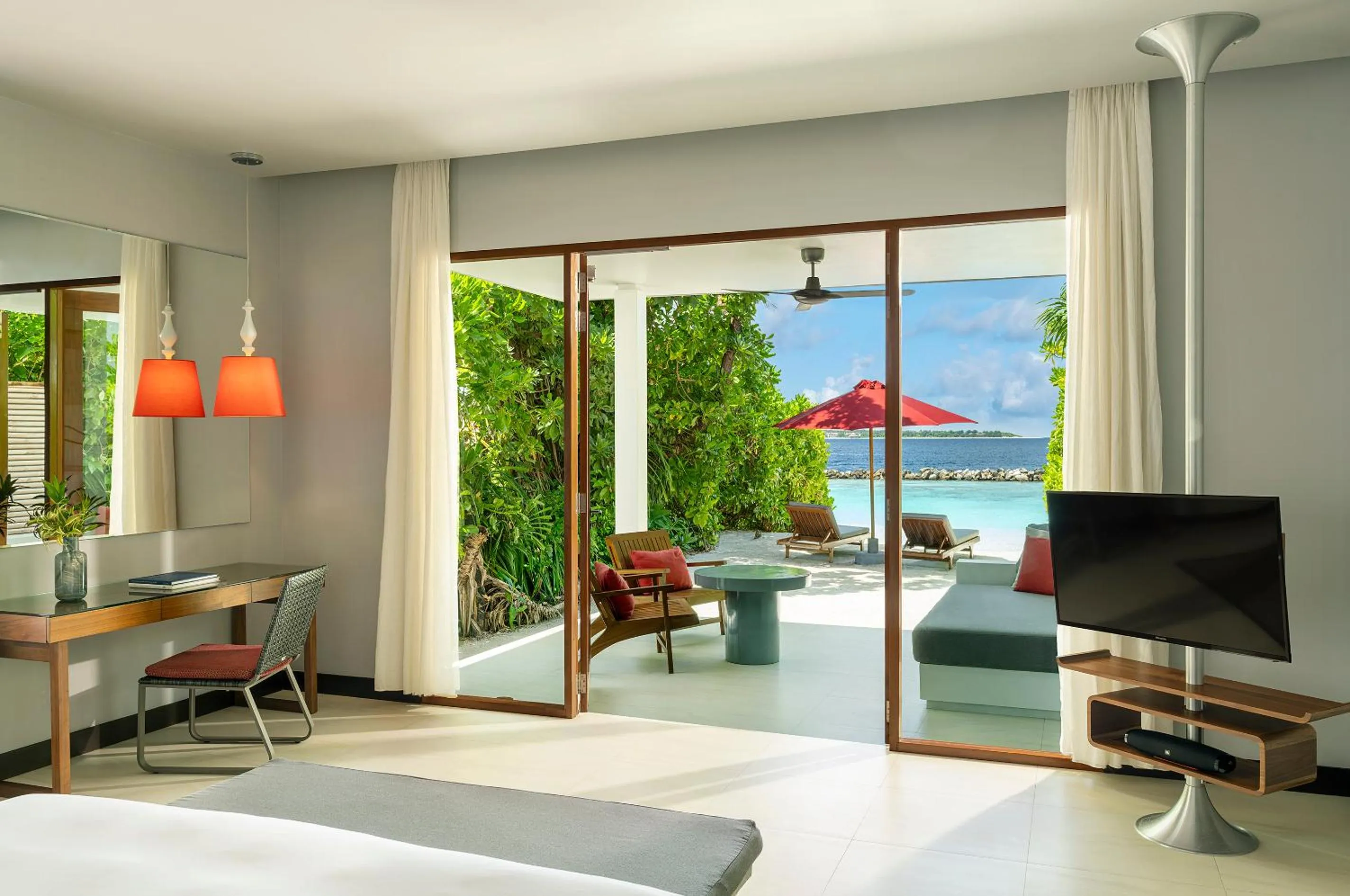 Bedroom, Bed in Dhigali Maldives - A Premium All-Inclusive Resort