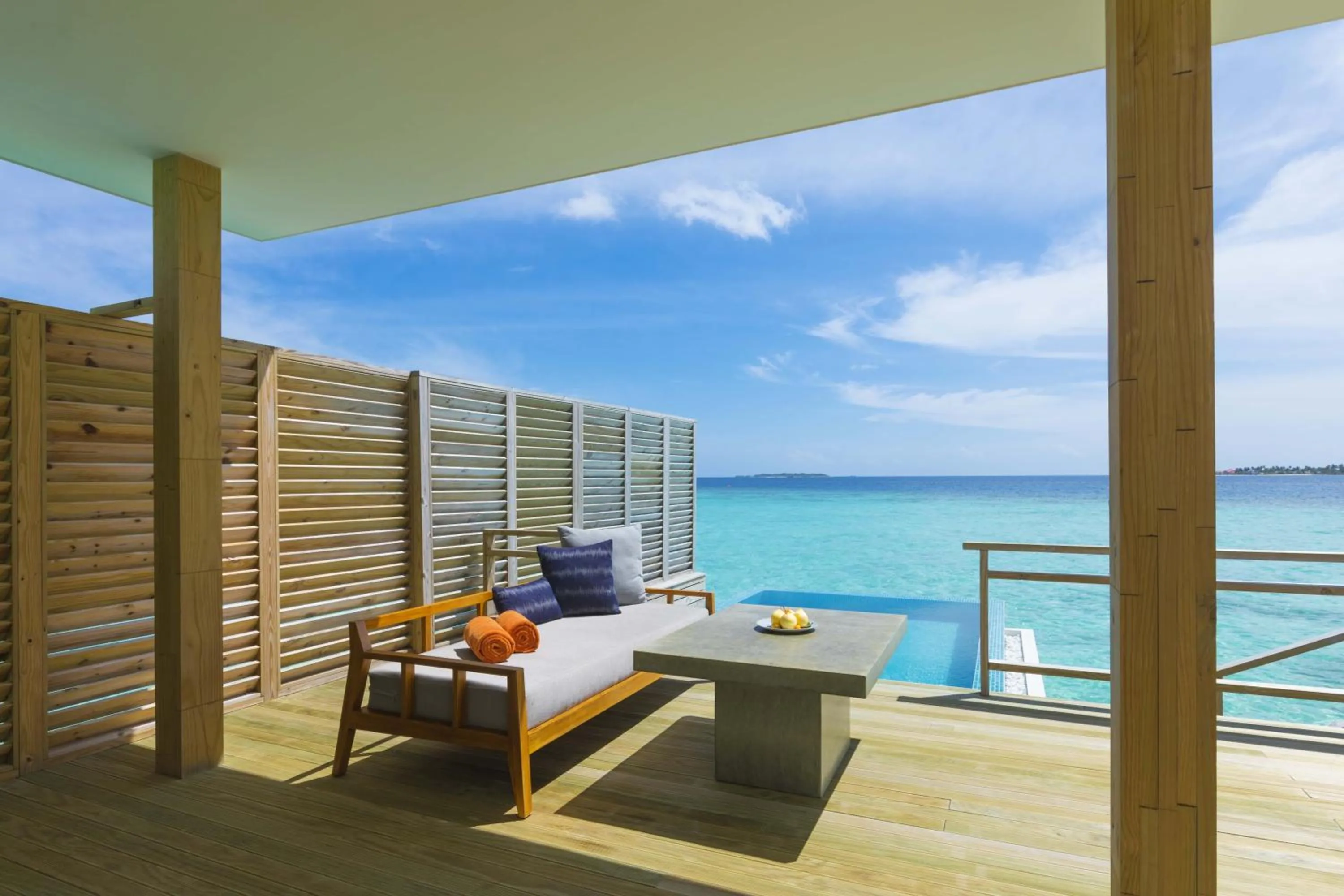 Balcony/Terrace in Dhigali Maldives - A Premium All-Inclusive Resort