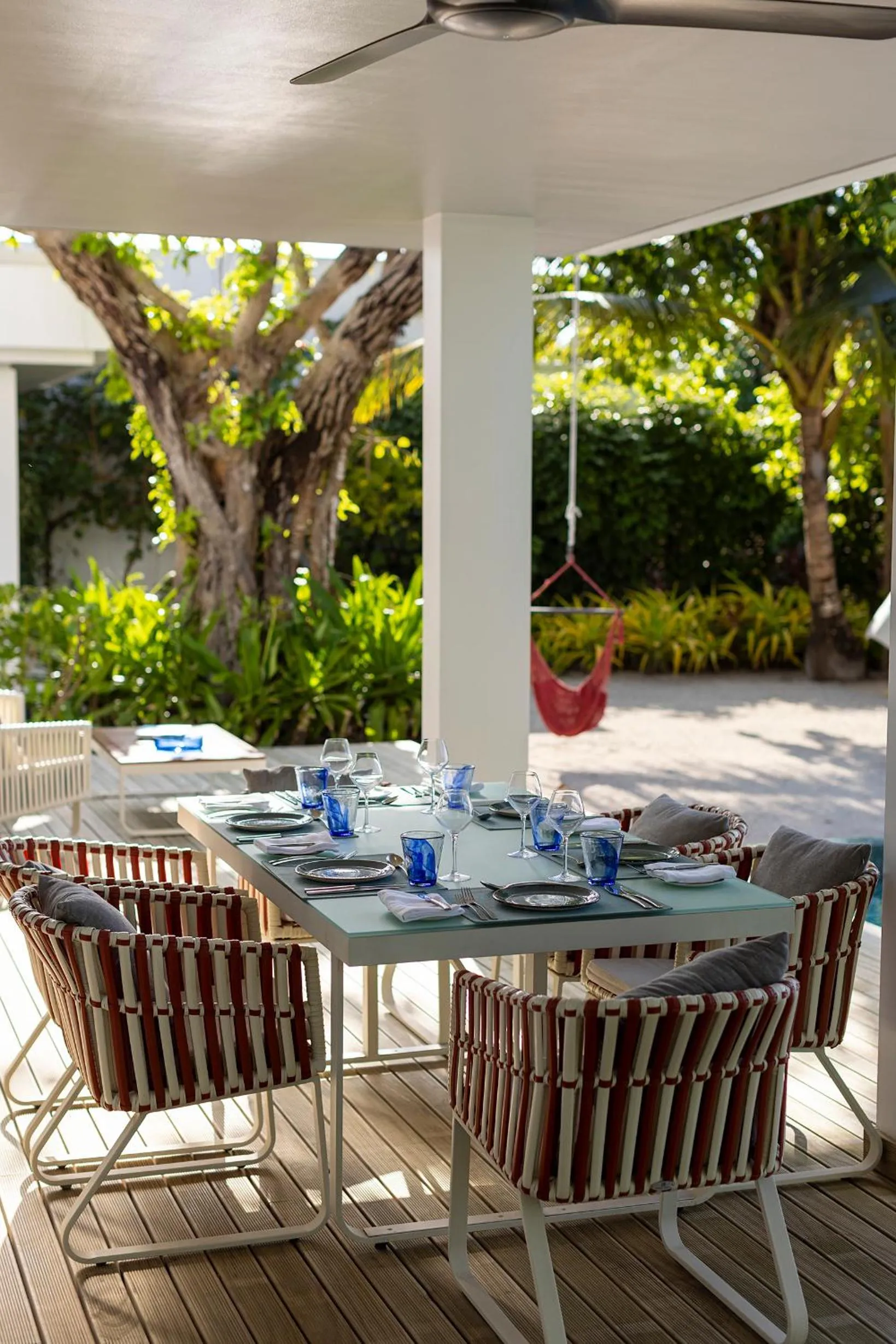 Dining area in Dhigali Maldives - A Premium All-Inclusive Resort