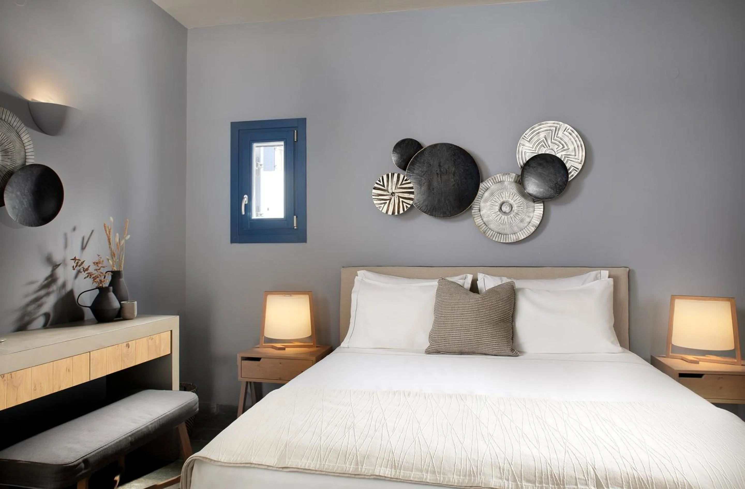 Bed in Sifnos House - Rooms and SPA