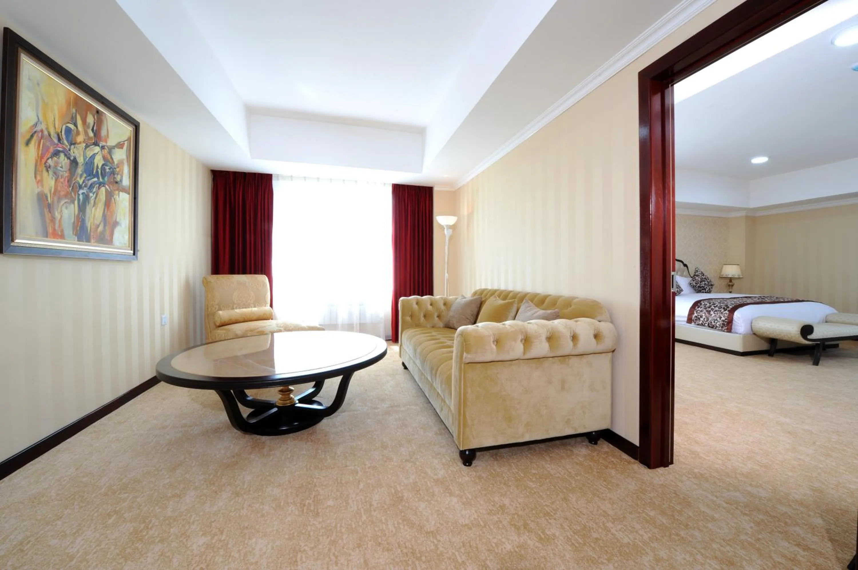 Bed in Alpha Hotel Ulaanbaatar