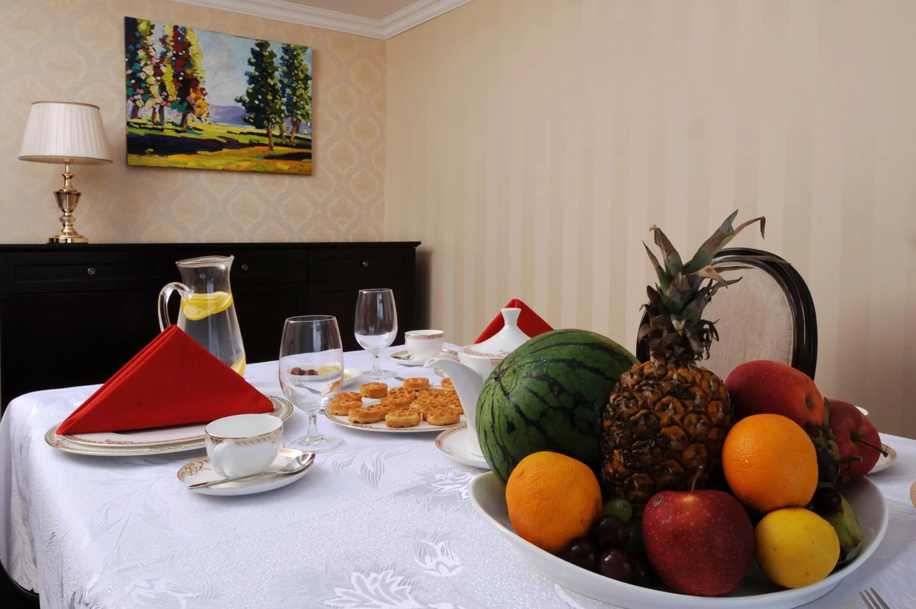 Decorative detail in Alpha Hotel Ulaanbaatar