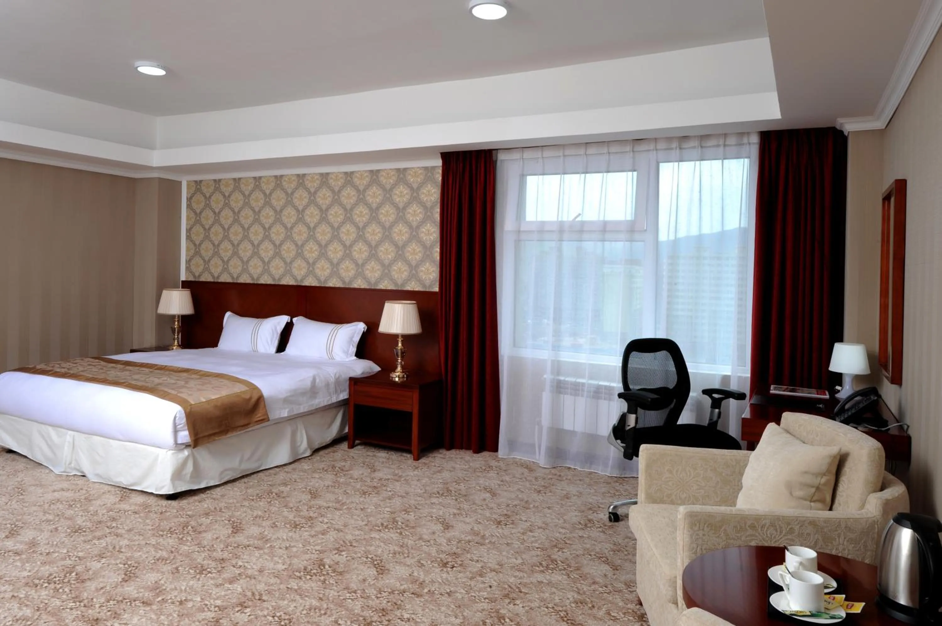 Photo of the whole room, Bed in Alpha Hotel Ulaanbaatar