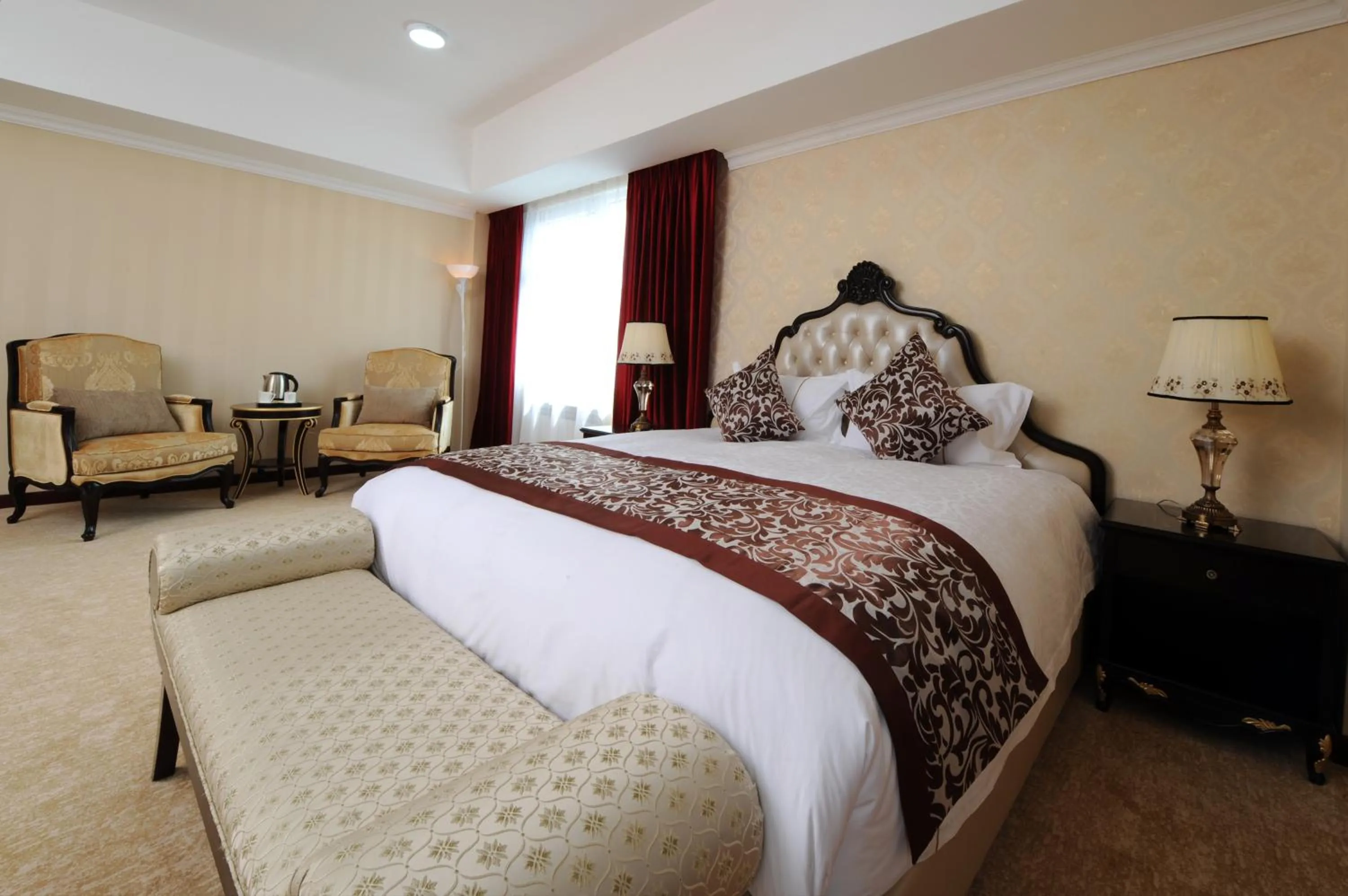 Photo of the whole room, Bed in Alpha Hotel Ulaanbaatar