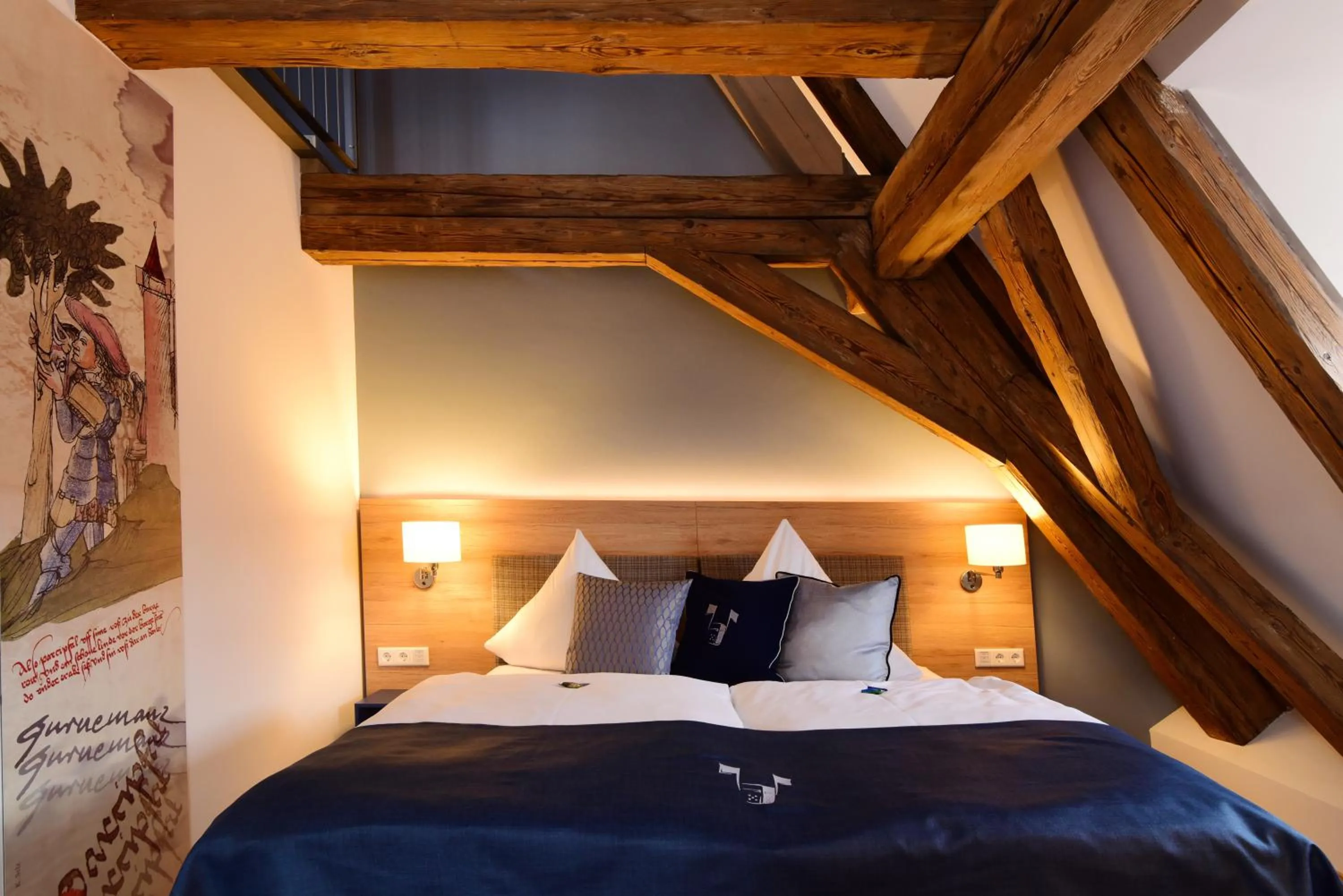 Bed in Hotel Alte Vogtei