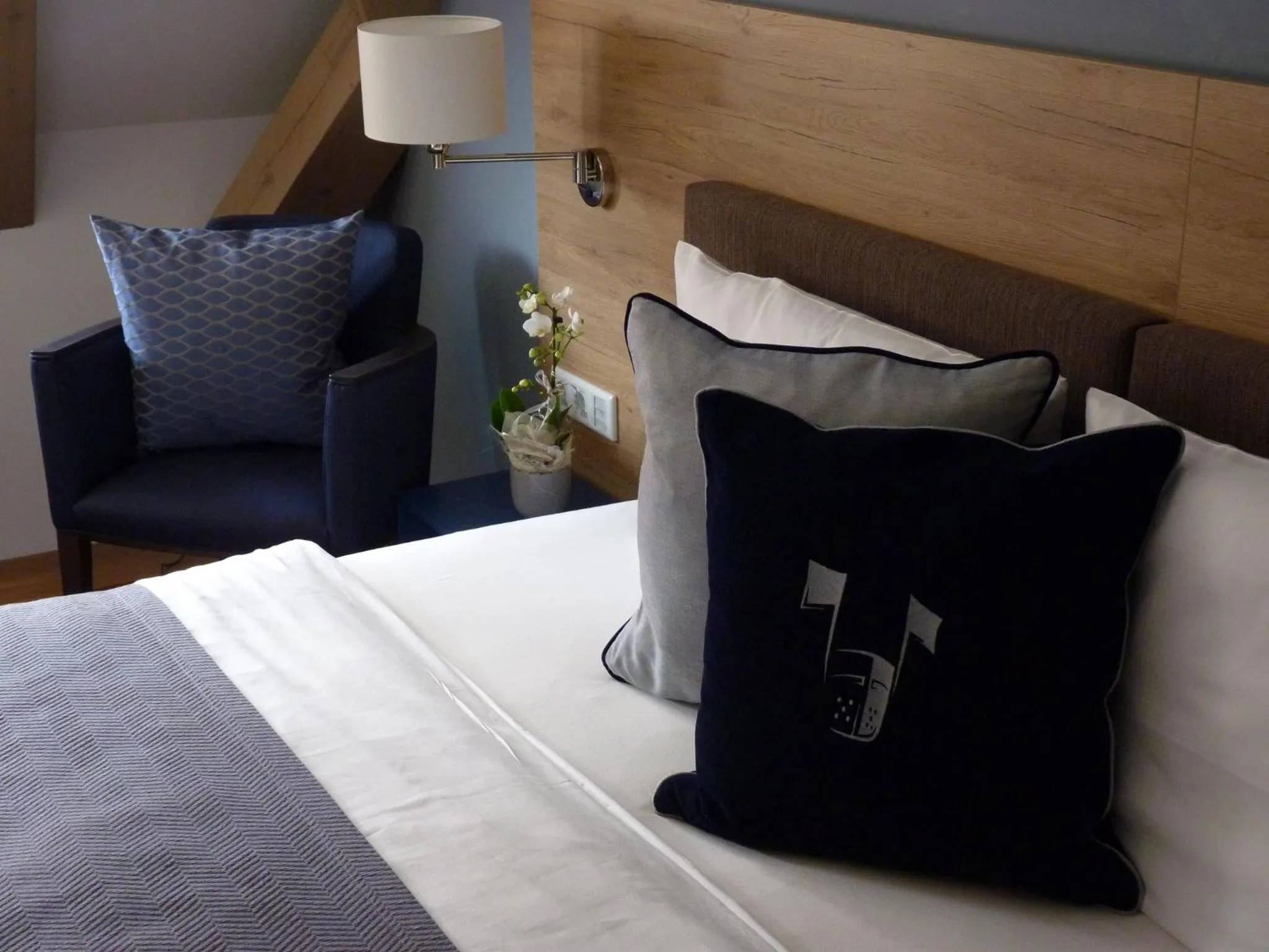 Decorative detail, Bed in Hotel Alte Vogtei