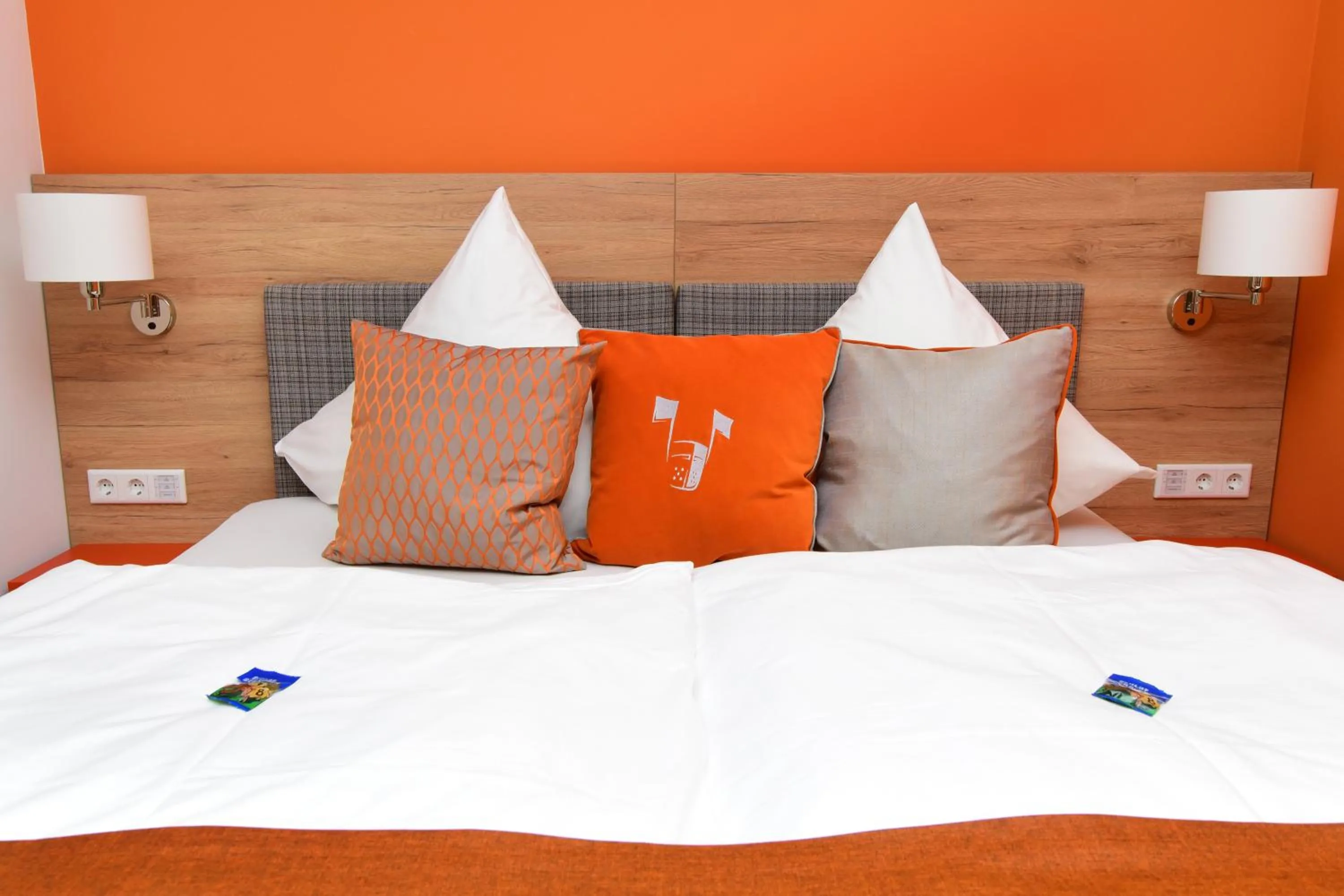 Decorative detail, Bed in Hotel Alte Vogtei