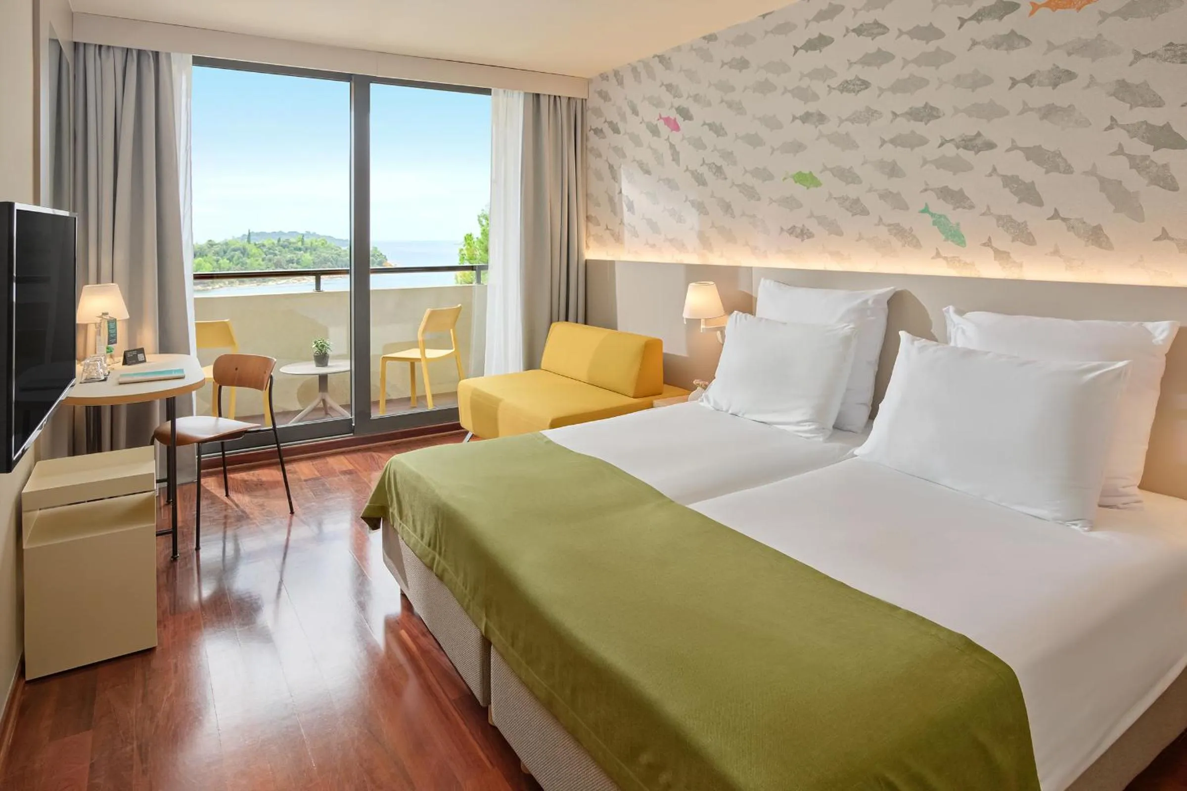 Bedroom, Bed in Maistra Select Island Hotel Istra