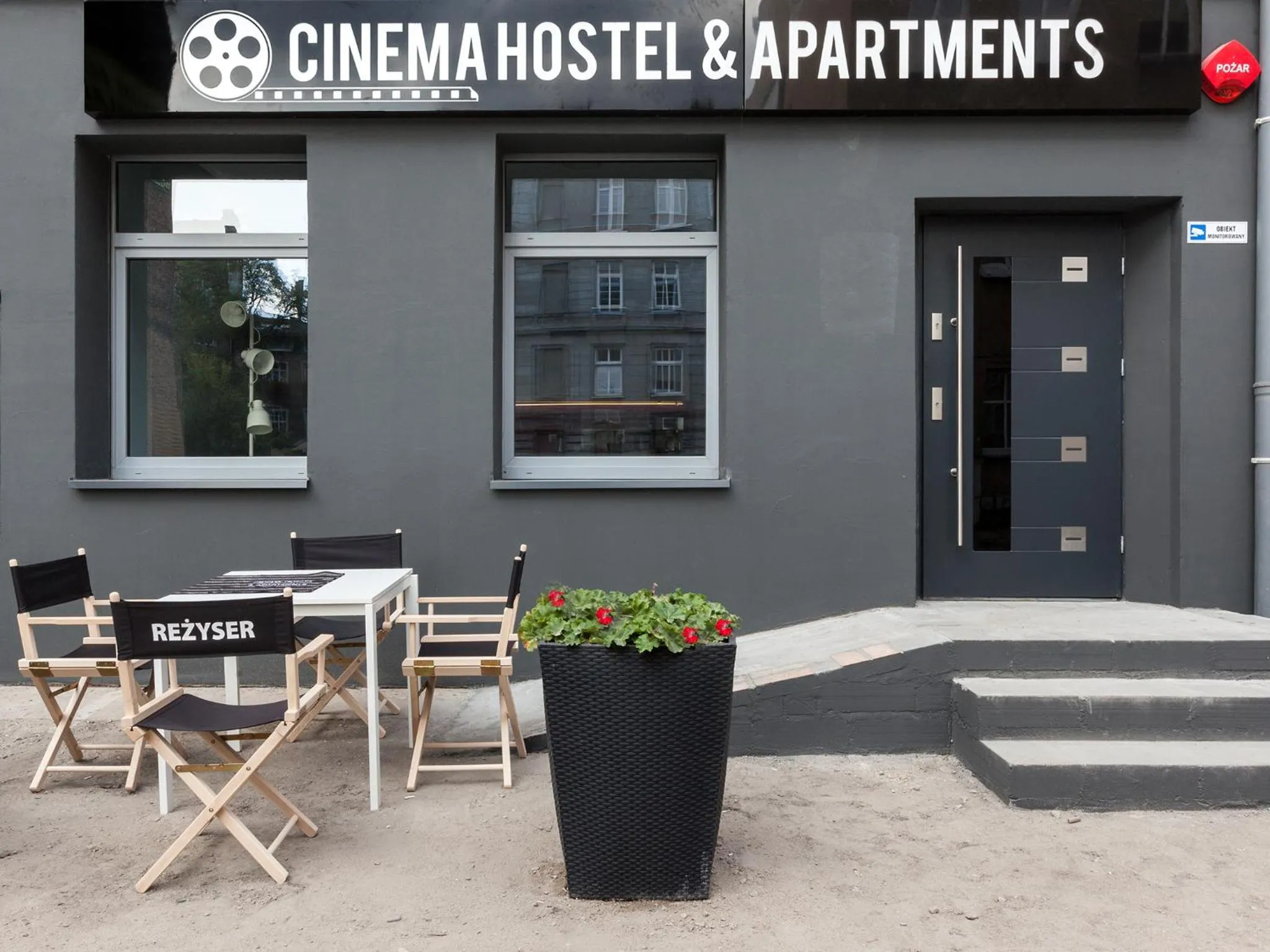 Facade/entrance in Cinema Hostel