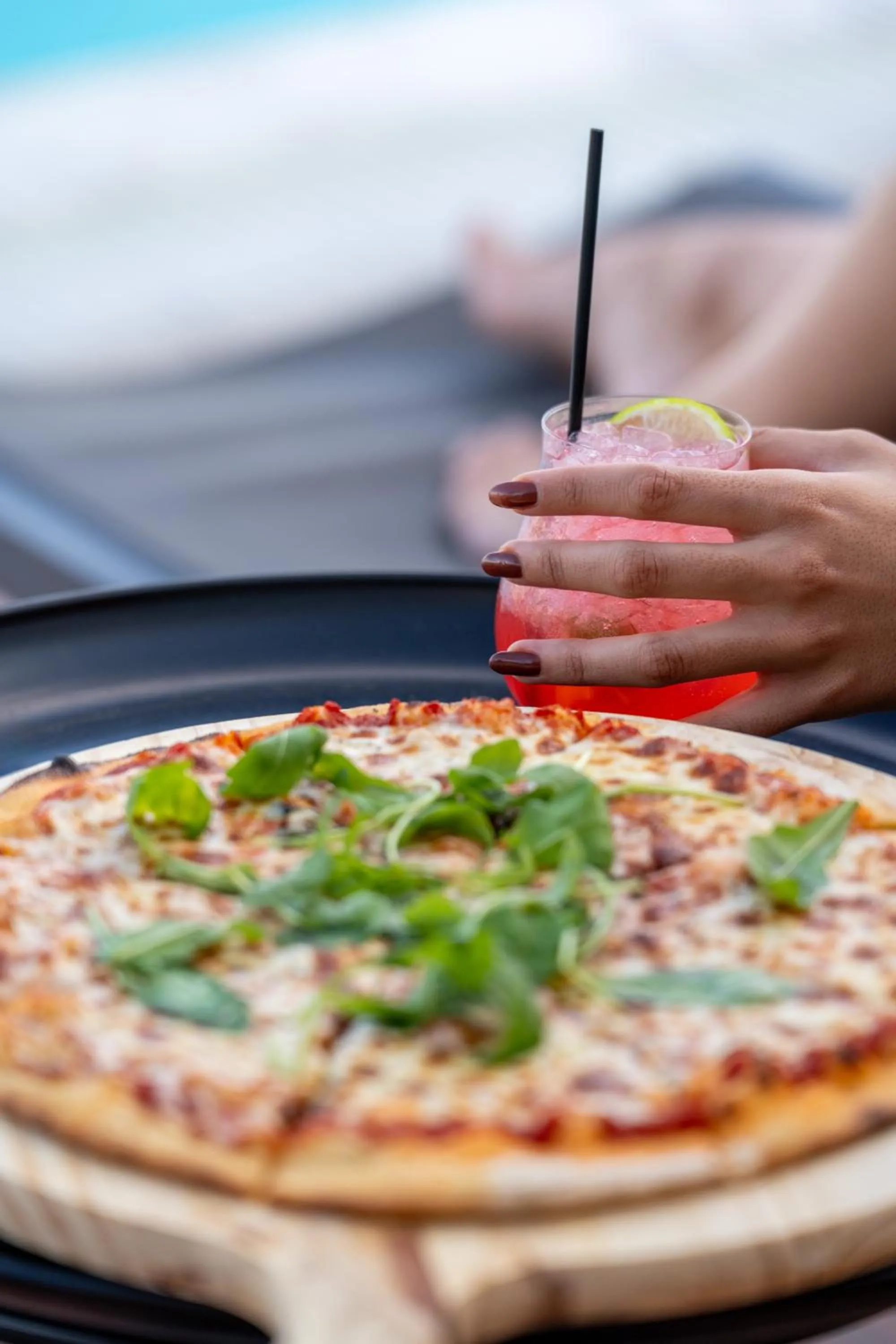 Food and drinks in La Luna Hotel