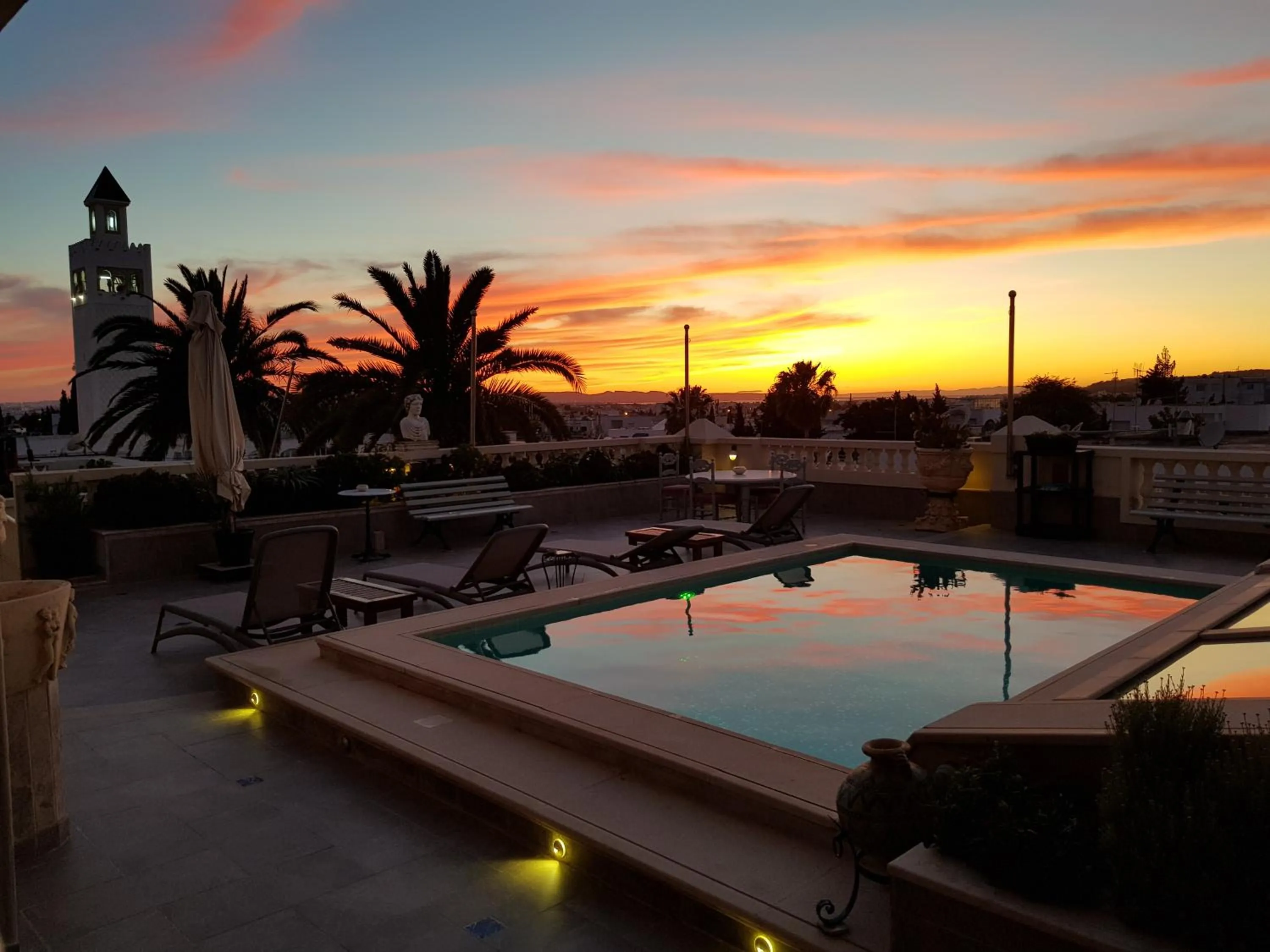 Sunset in Maison d'Hôtes Dar Ennassim