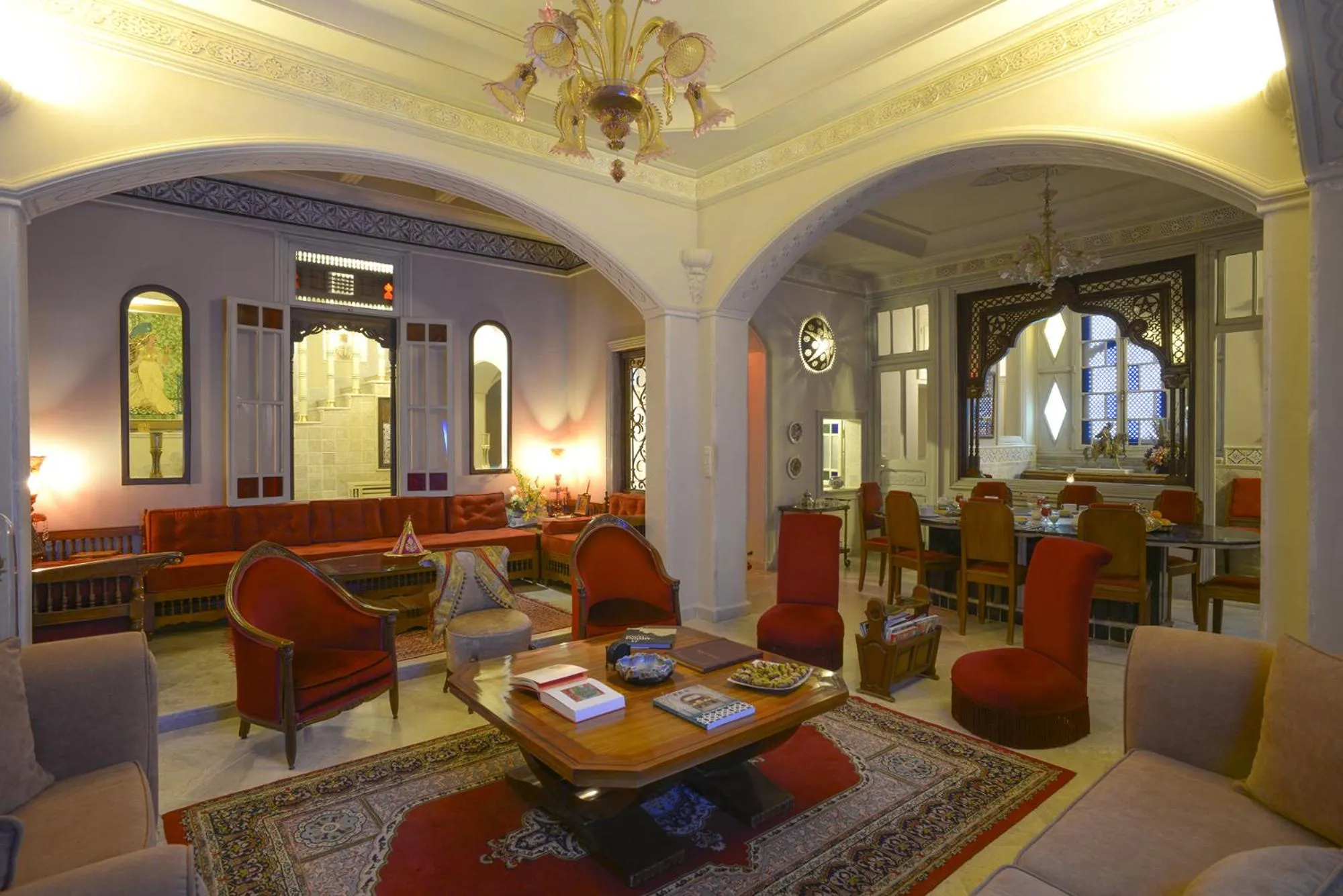 Communal lounge/ TV room in Maison d'Hôtes Dar Ennassim