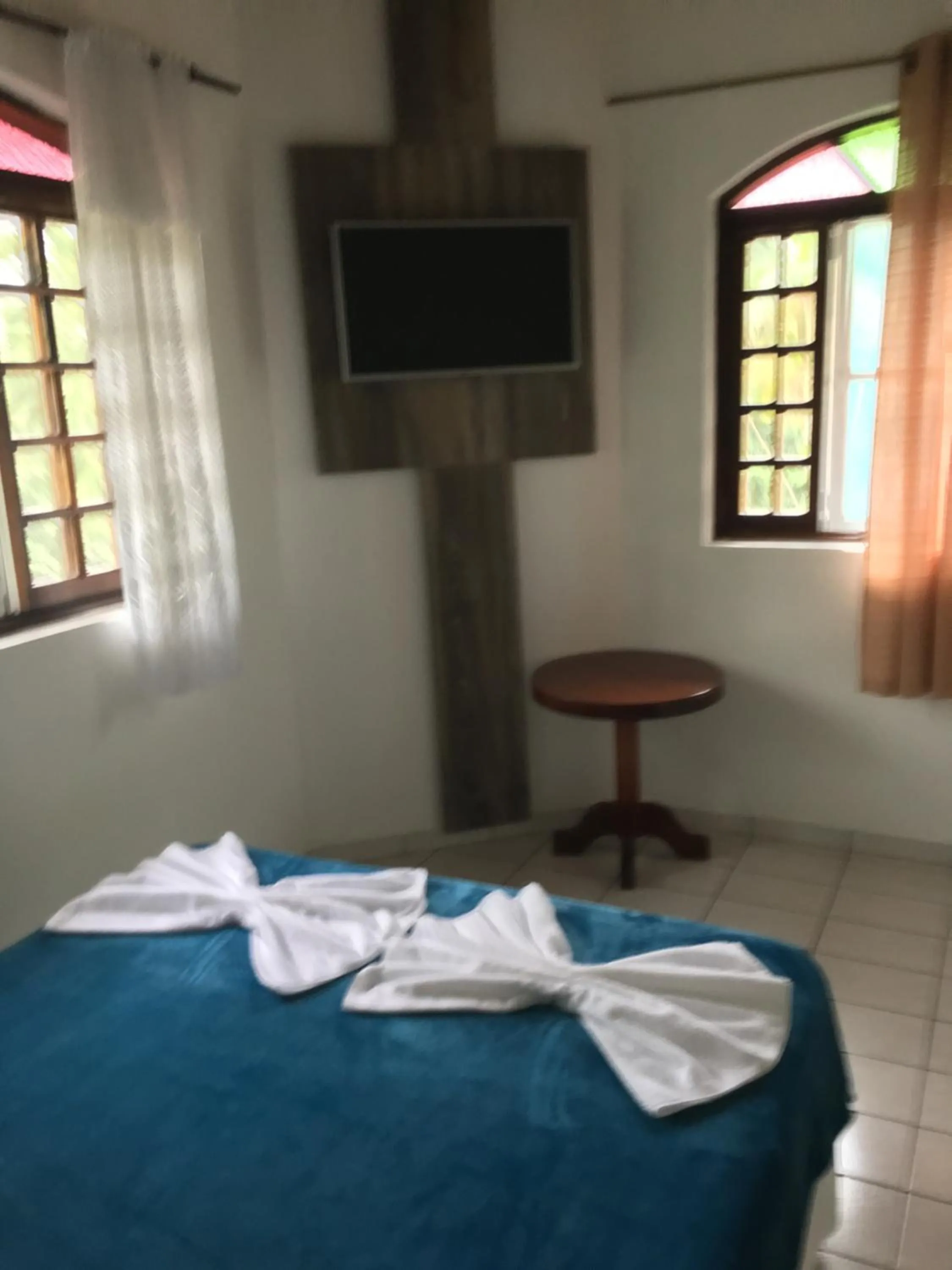 Bed in Marencanto Pousada