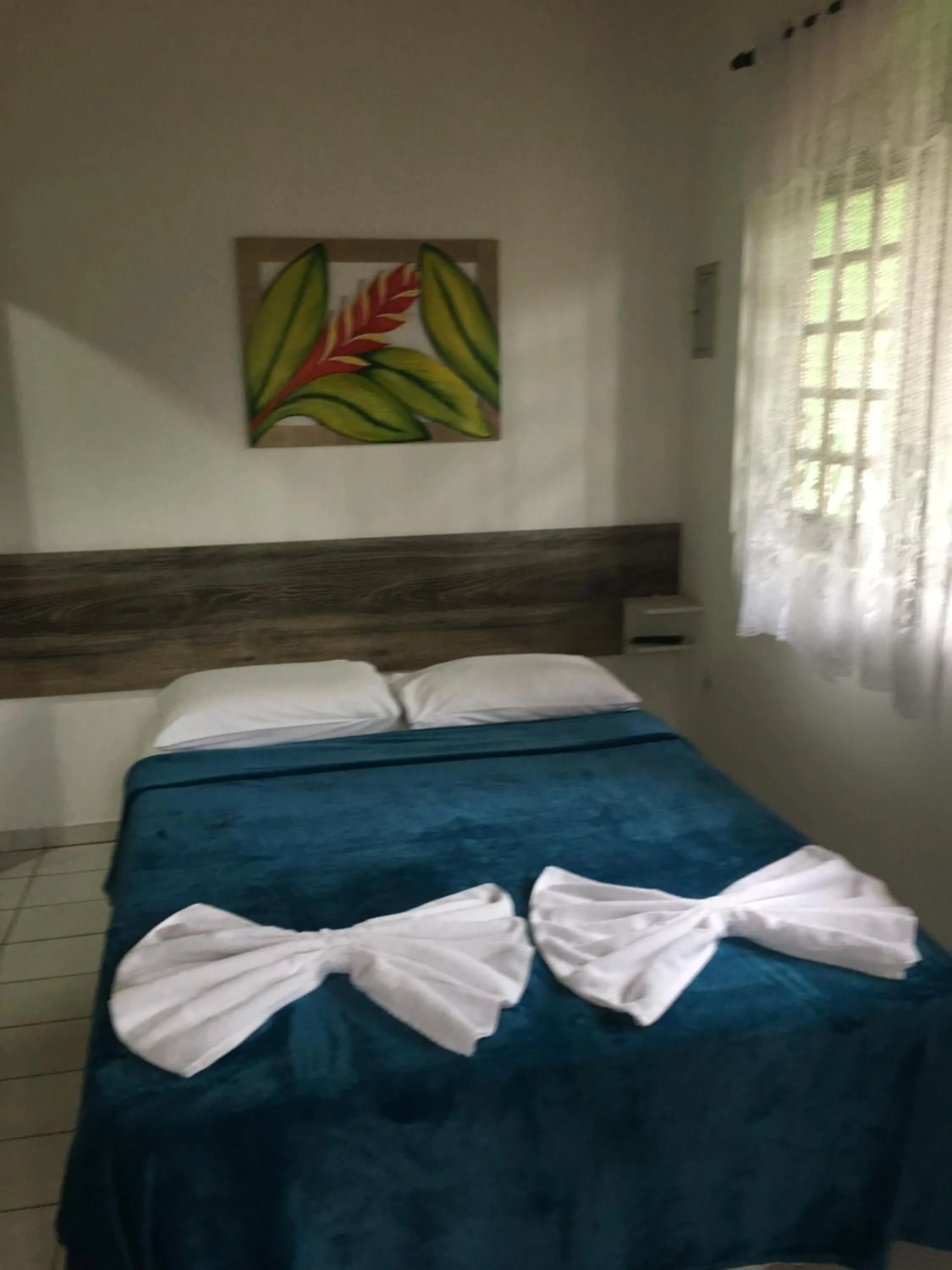 Bed in Marencanto Pousada