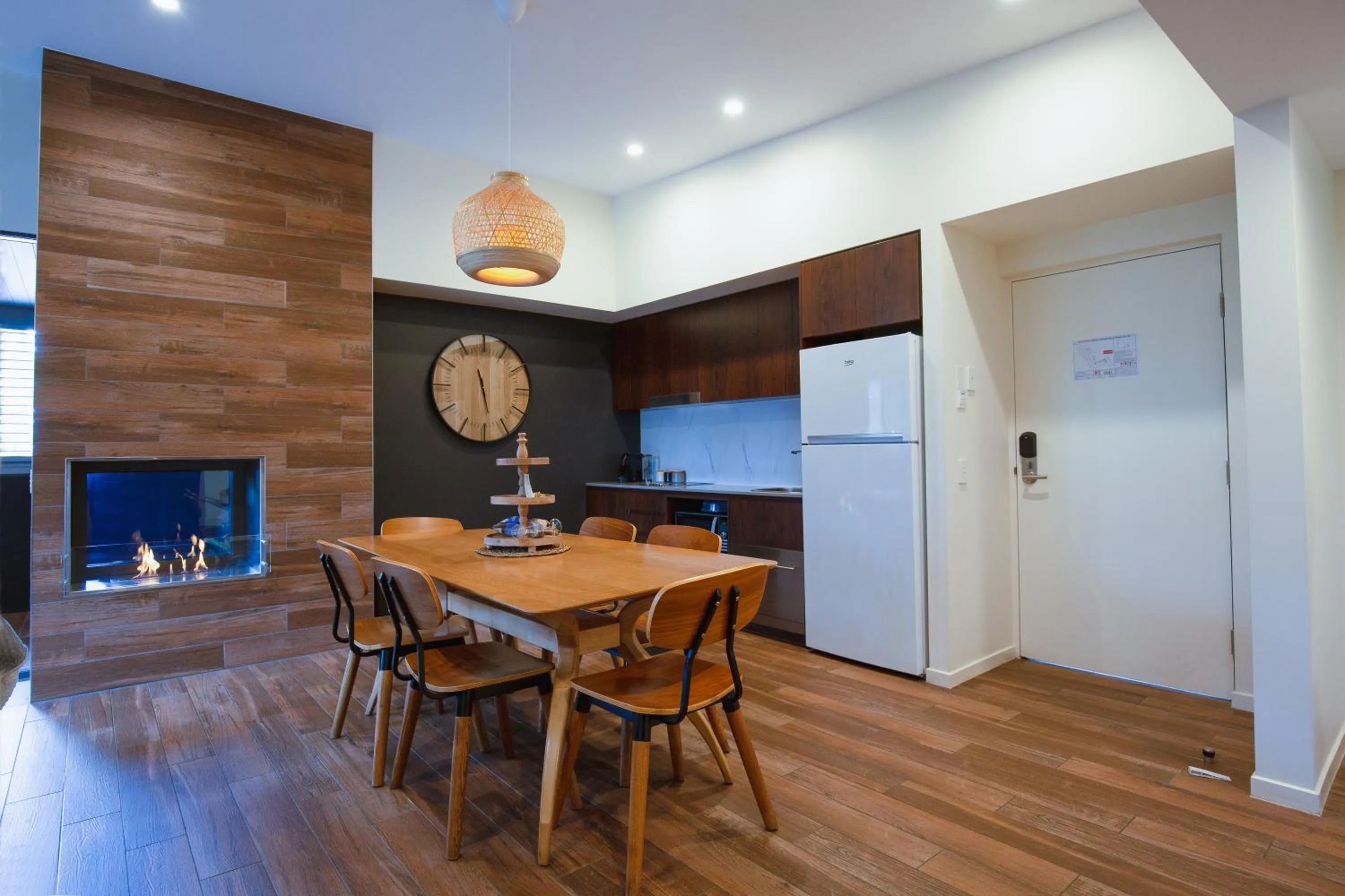 Dining area in Altitude On Montville