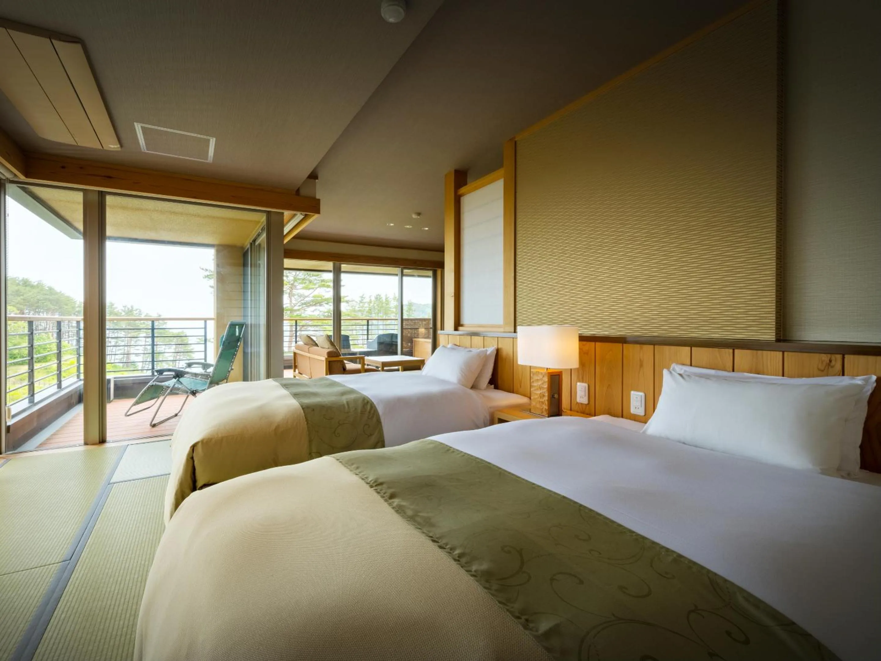 Bed in Nagisatei Taroan