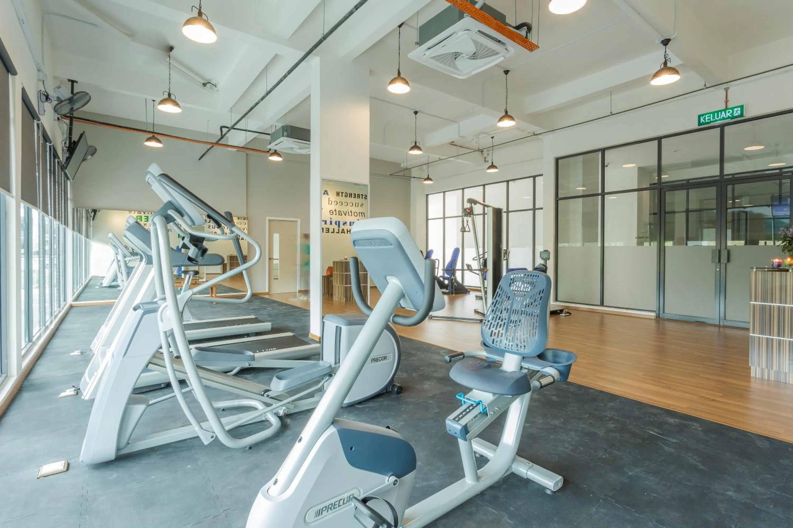 Fitness centre/facilities in Meru Suites at Meru Valley Resort