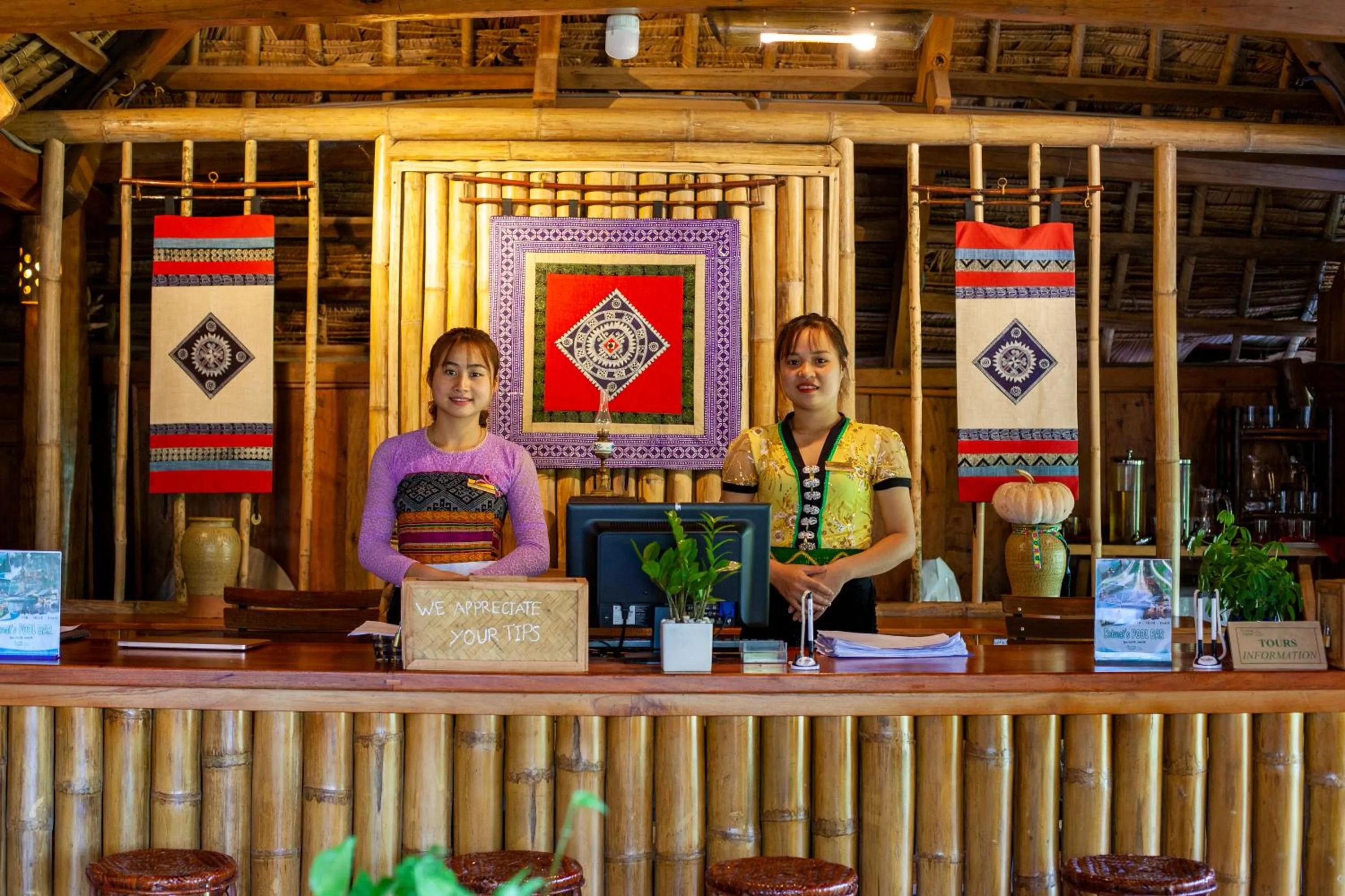 Lobby or reception in Puluong Retreat
