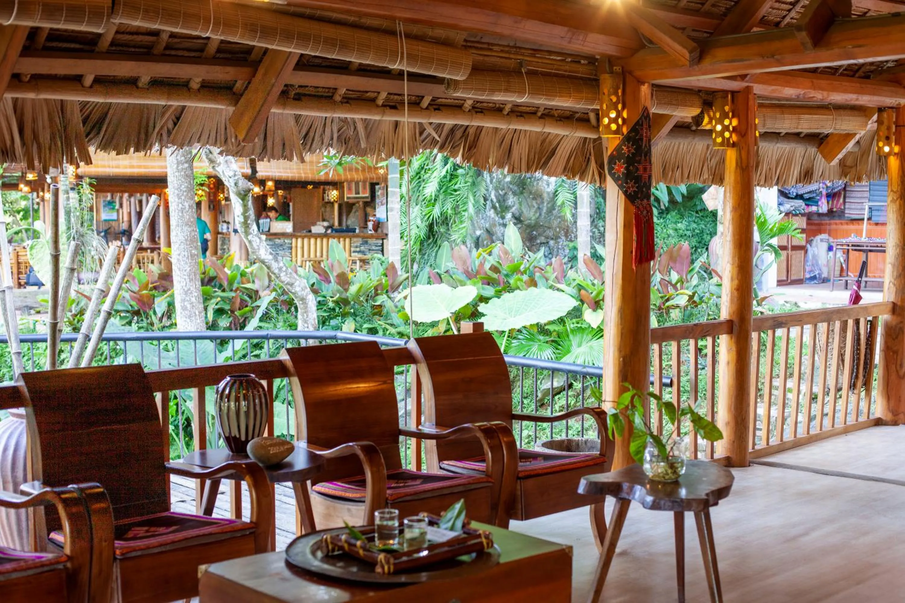 Lobby or reception in Puluong Retreat