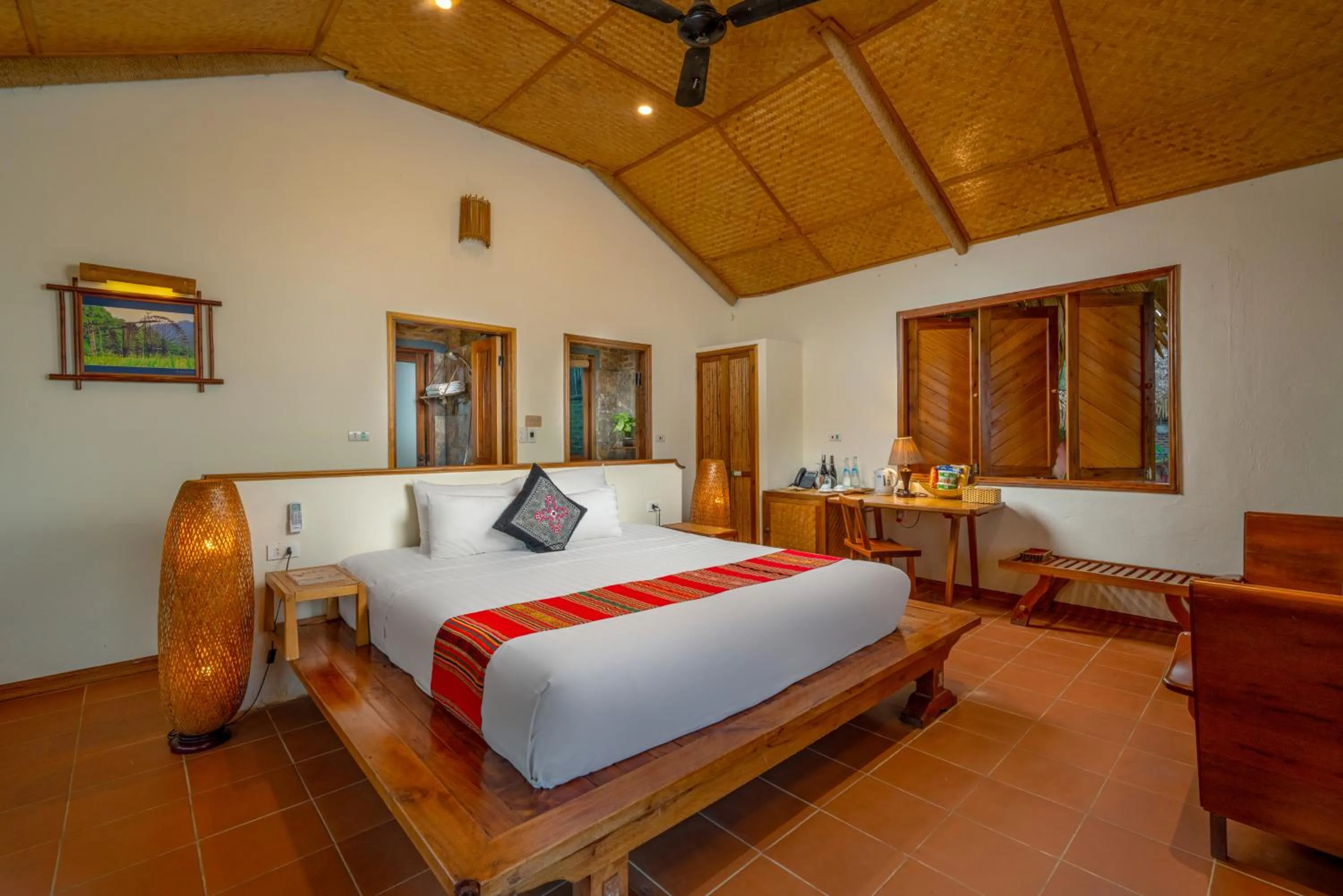 Bed in Puluong Retreat