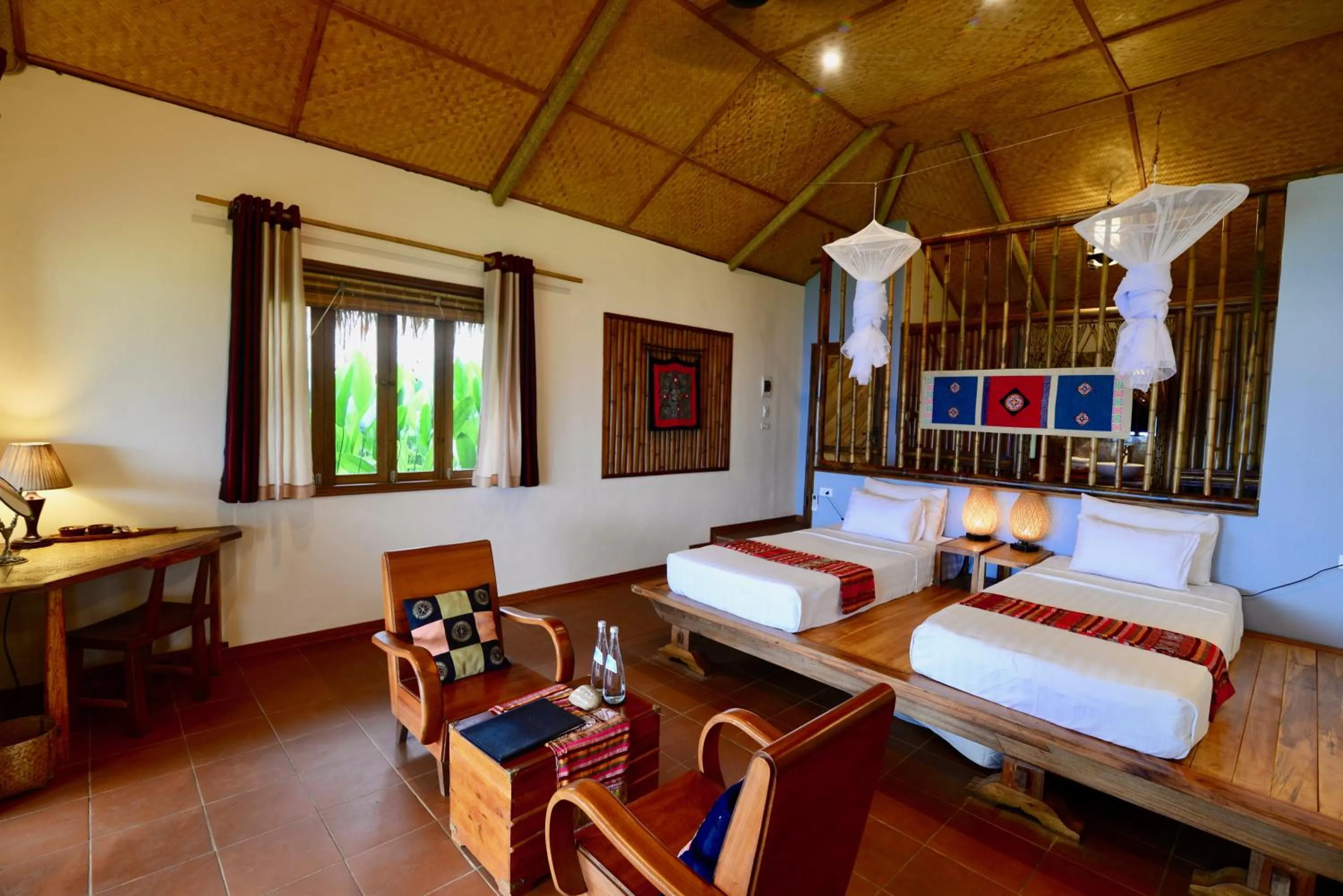 Bed in Puluong Retreat