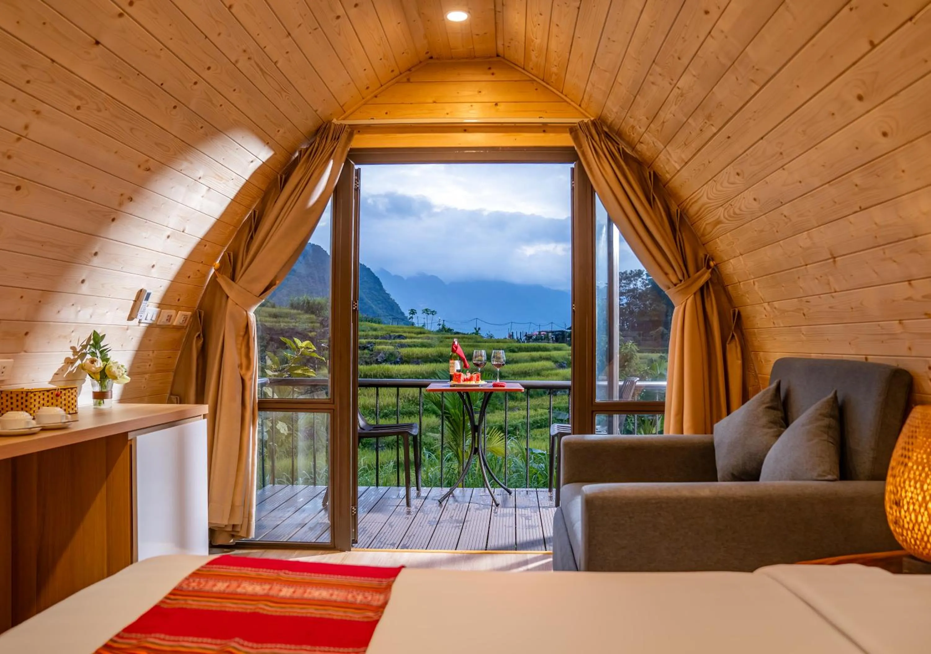 Balcony/Terrace in Puluong Retreat