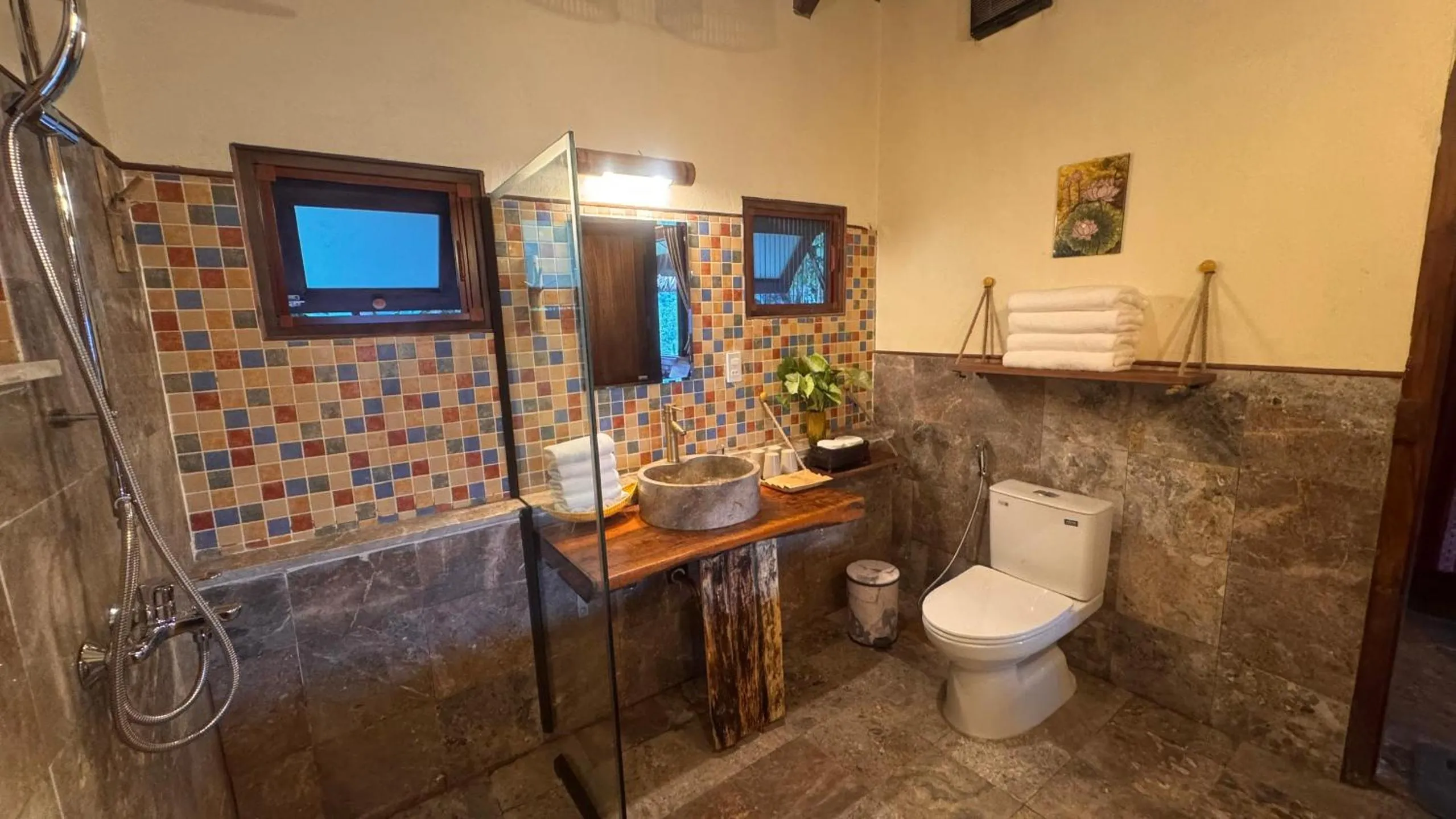 Toilet in Puluong Retreat