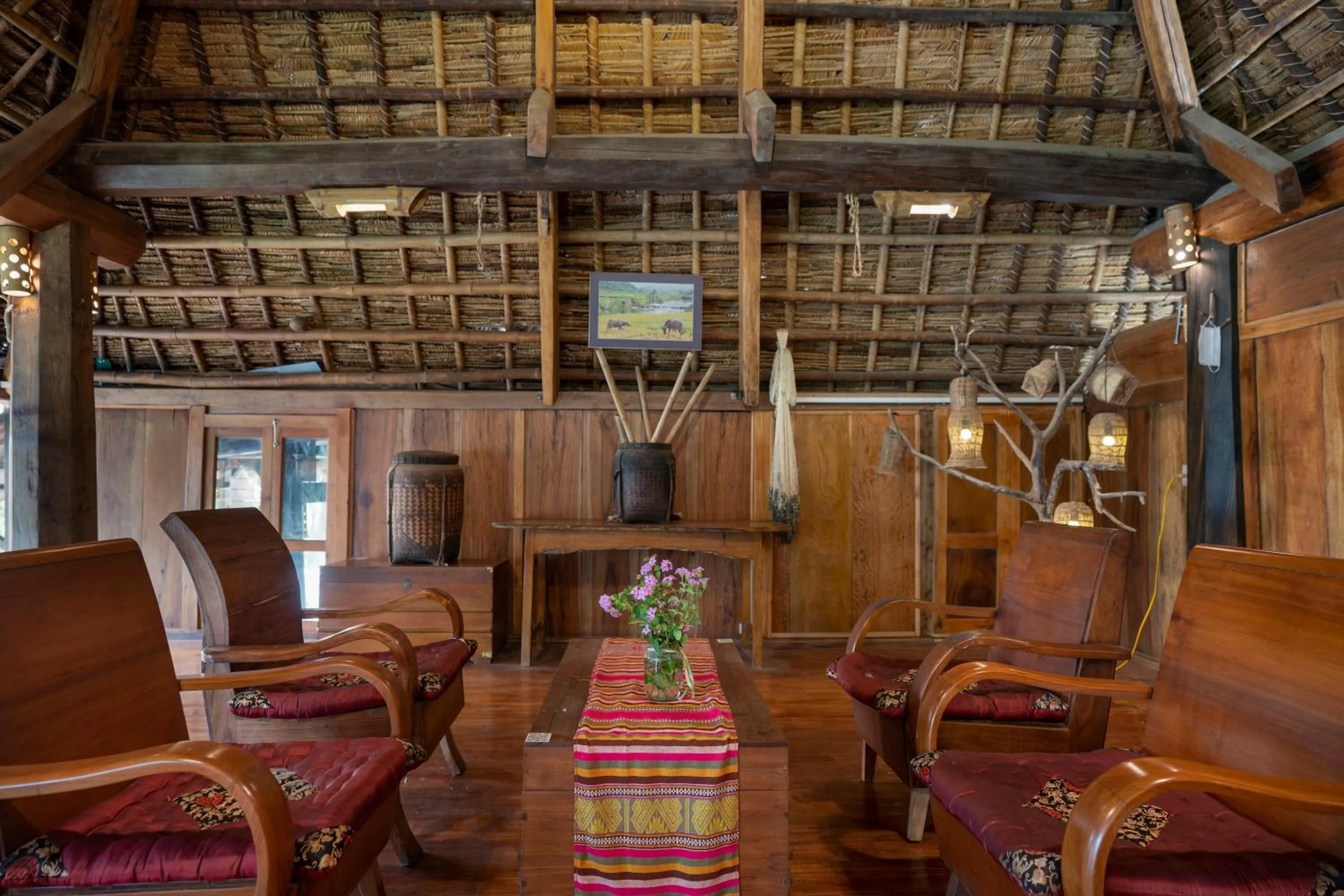 Lounge or bar in Puluong Retreat