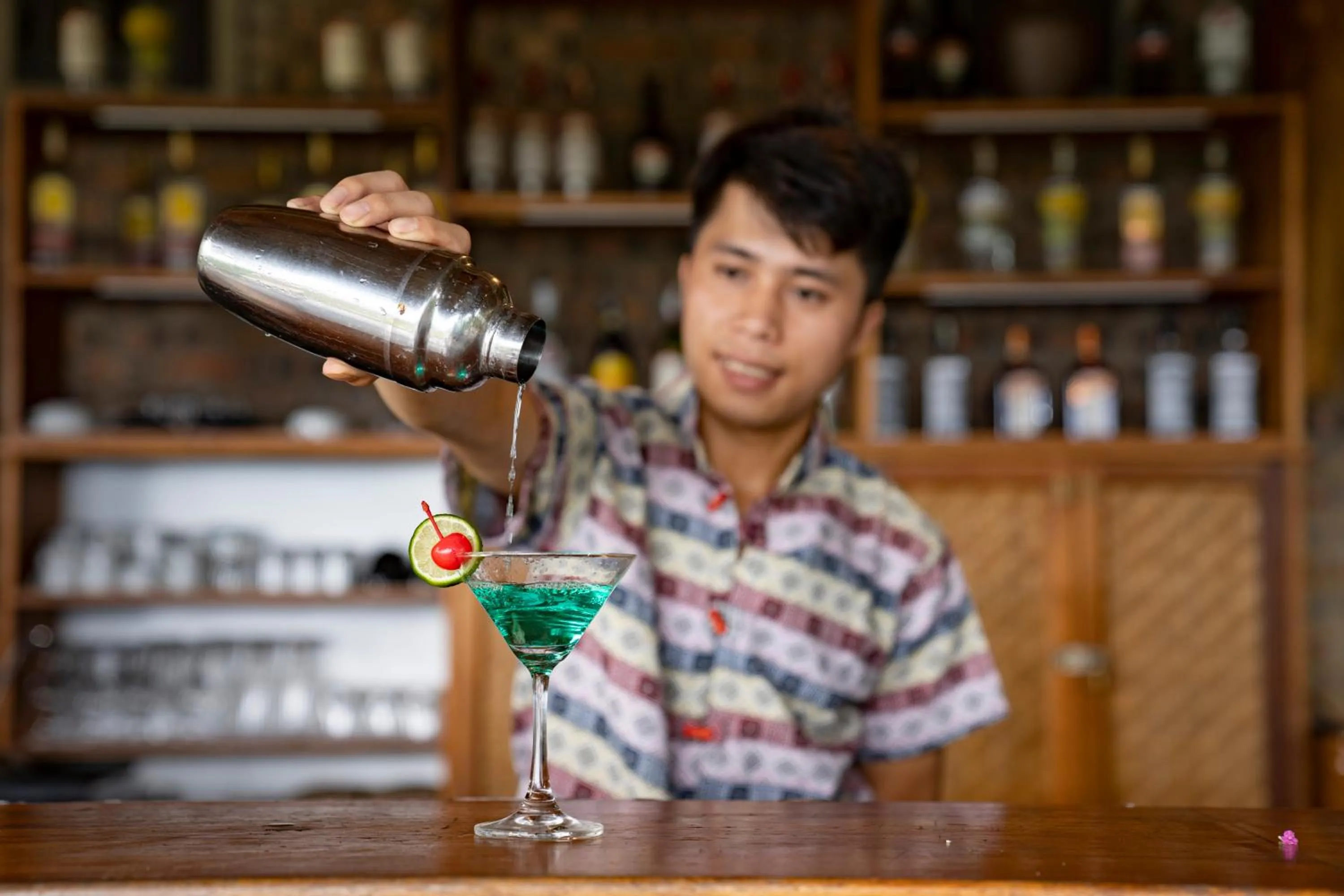 Lounge or bar in Puluong Retreat