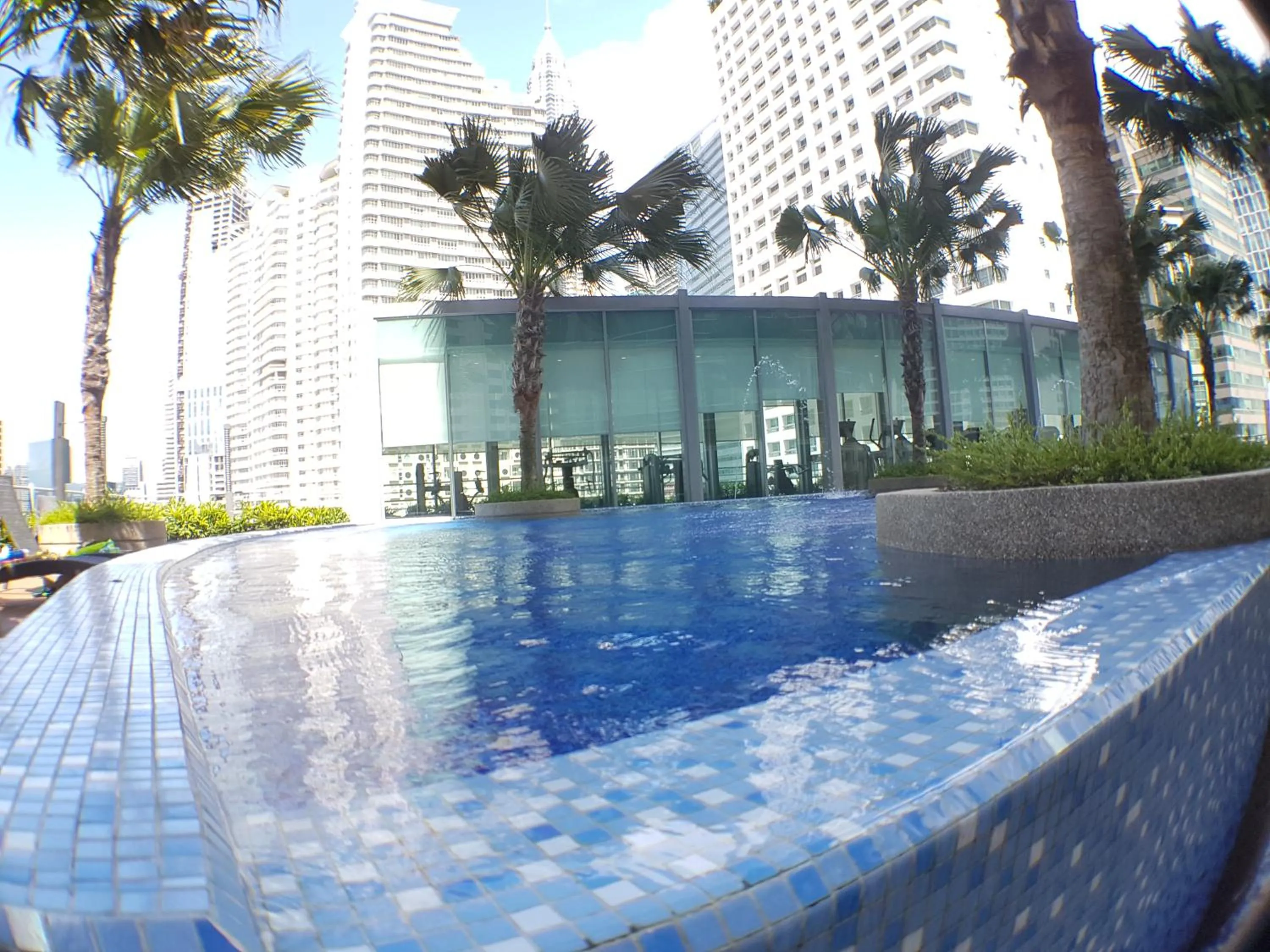 Swimming pool in Vortex KLCC by Luxury Suites Asia