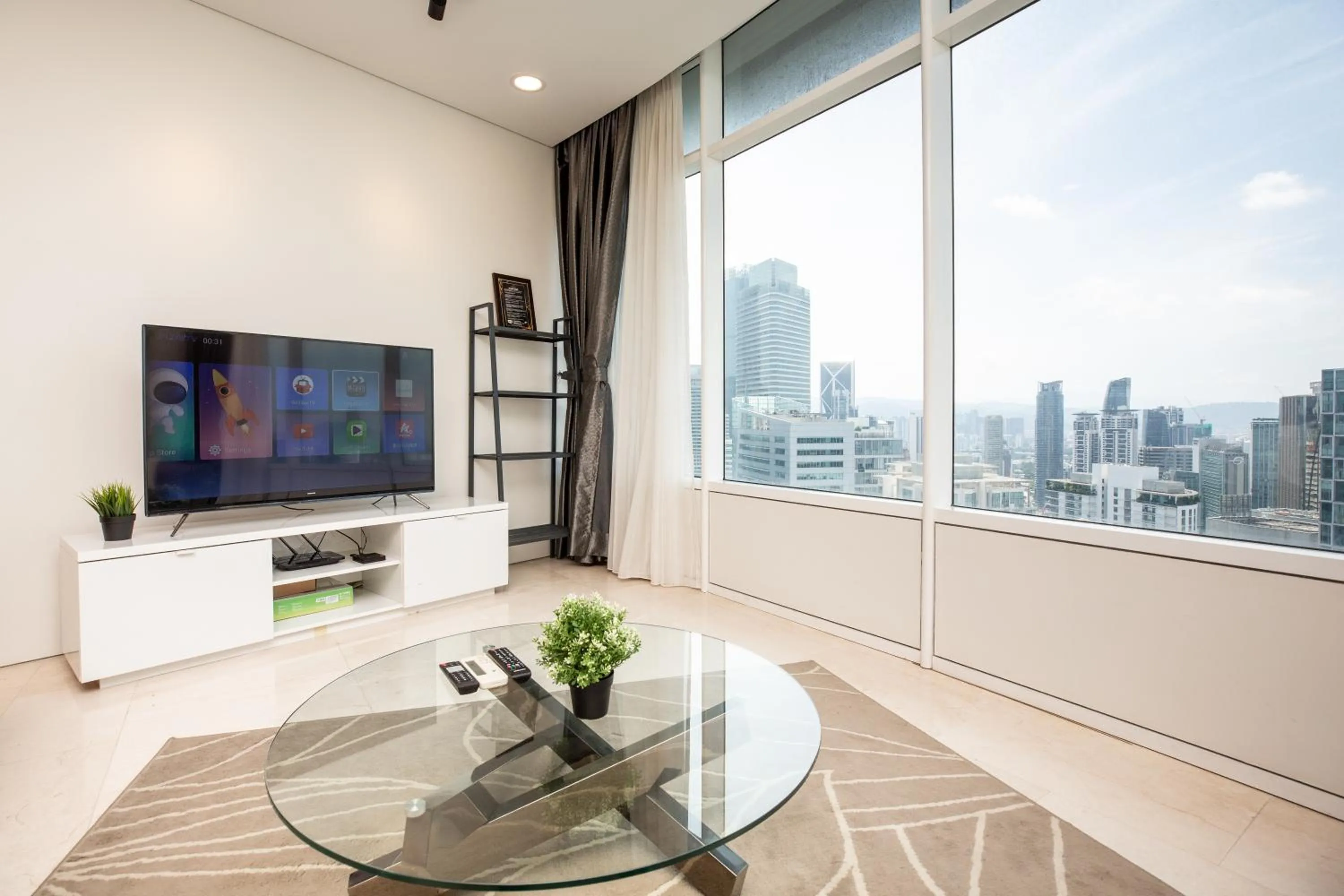 Living room in Vortex KLCC by Luxury Suites Asia