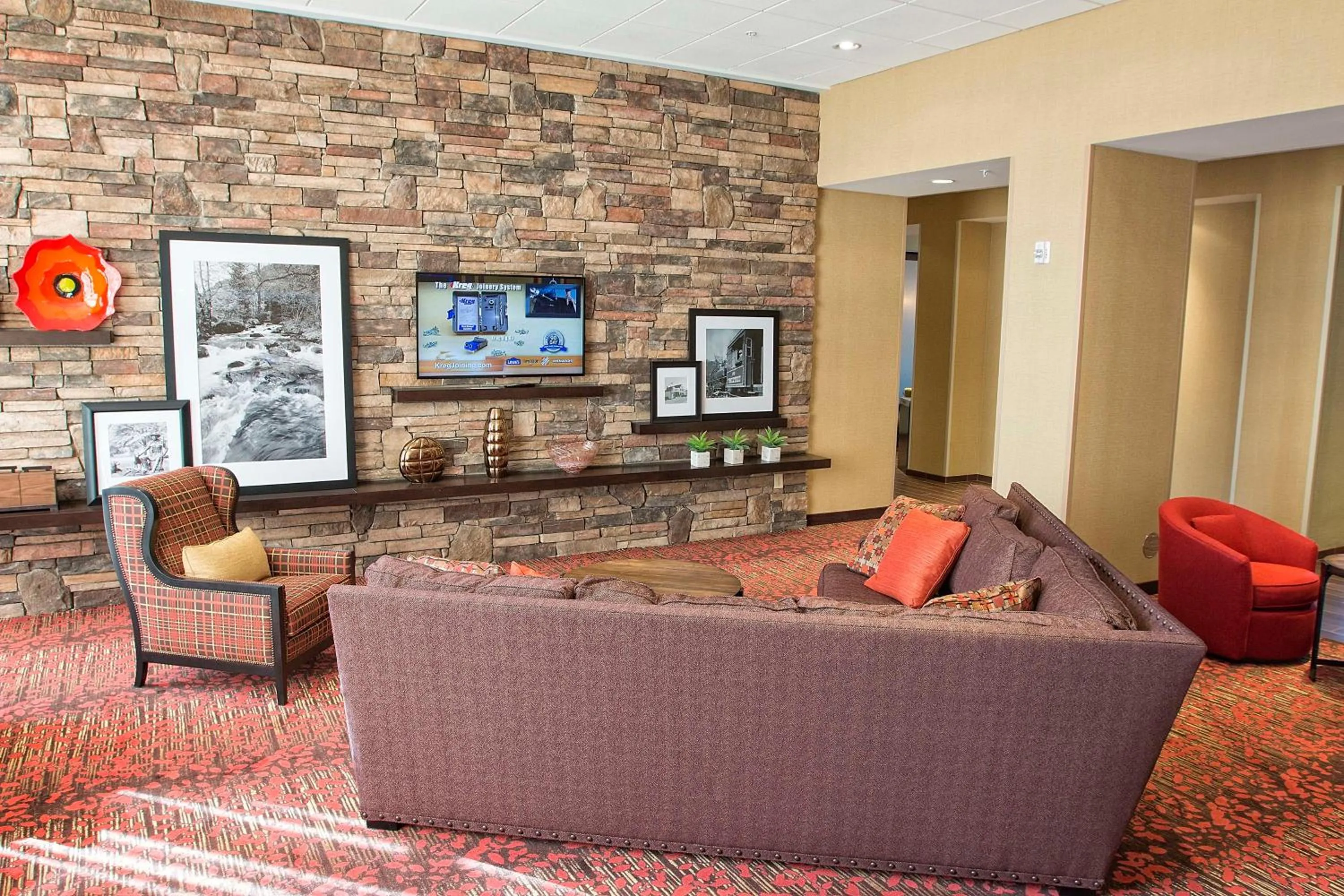 Lobby or reception in Hampton Inn & Suites Boone, Nc