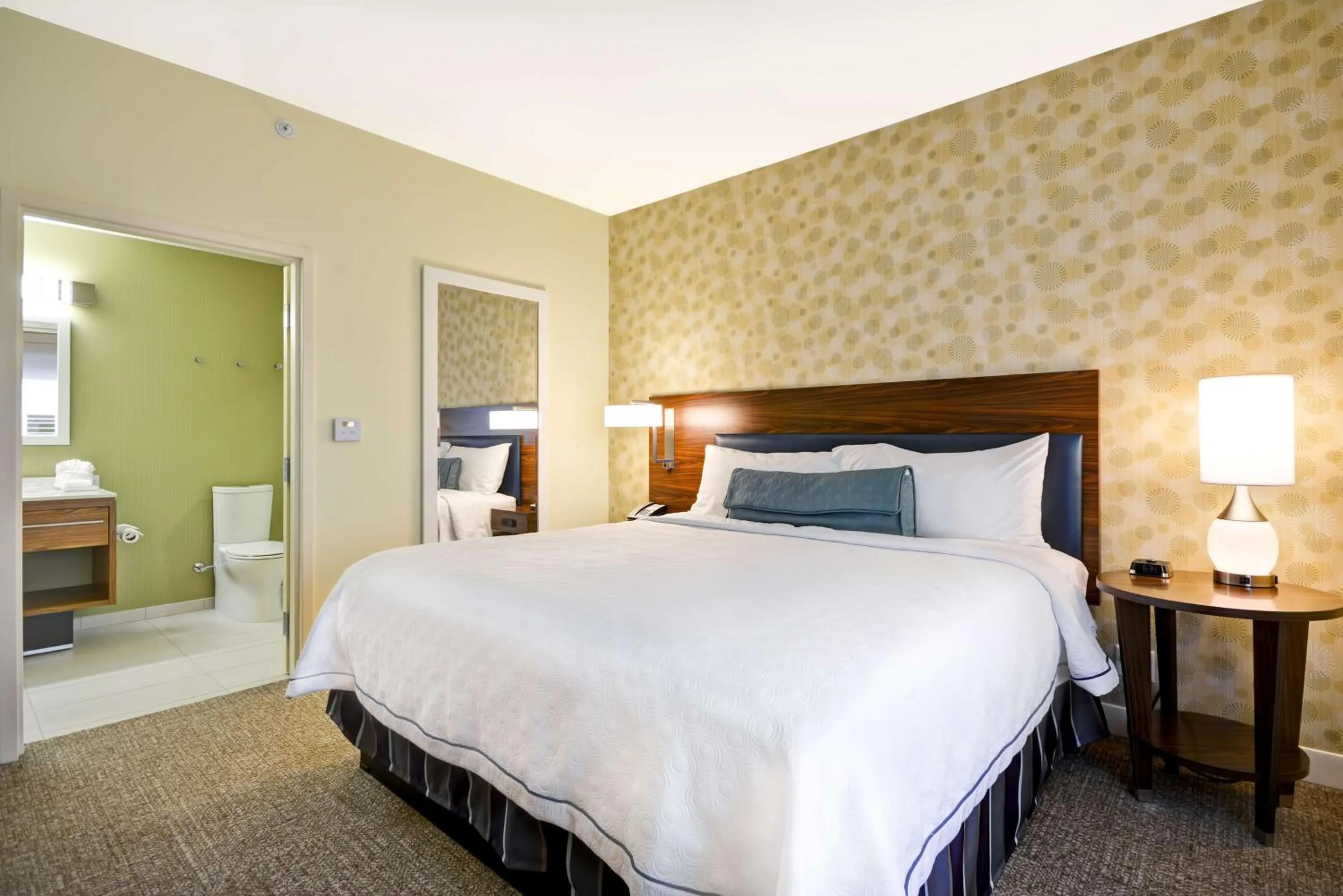 Bed in Home2 Suites By Hilton Dallas Addison