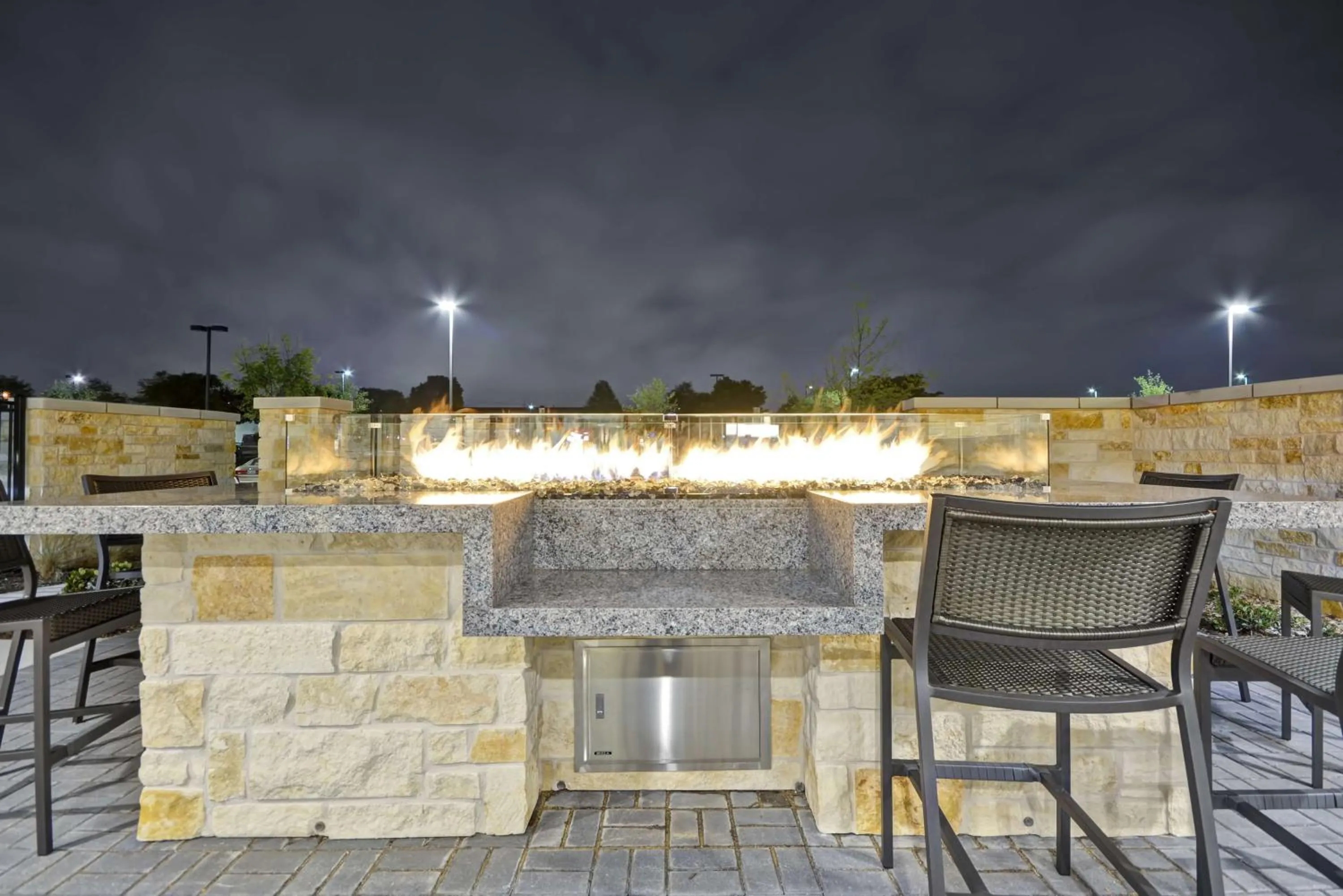 Patio in Home2 Suites By Hilton Dallas Addison
