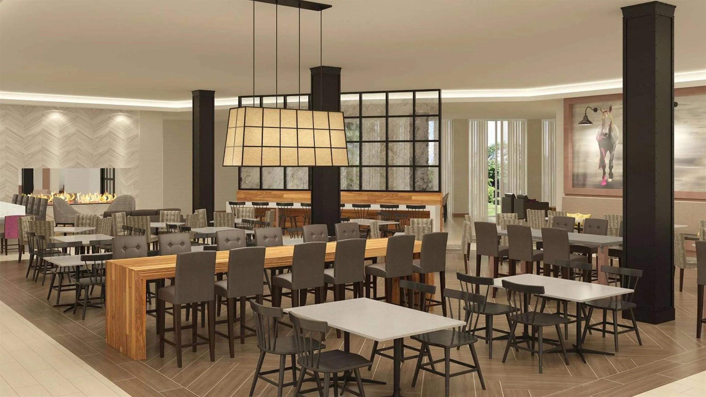 Dining area in Embassy Suites By Hilton Berkeley Heights