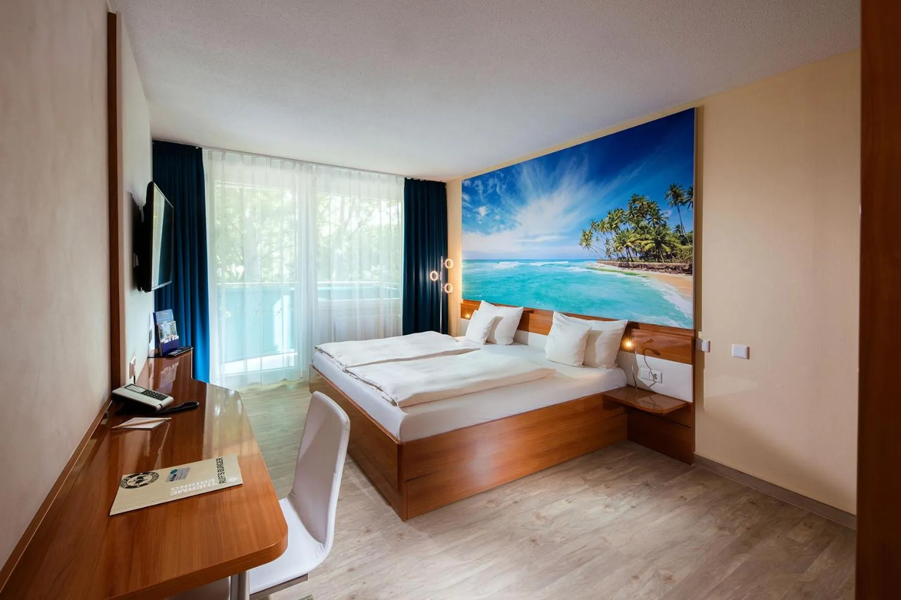 Bed in Victory Gästehaus Therme Erding