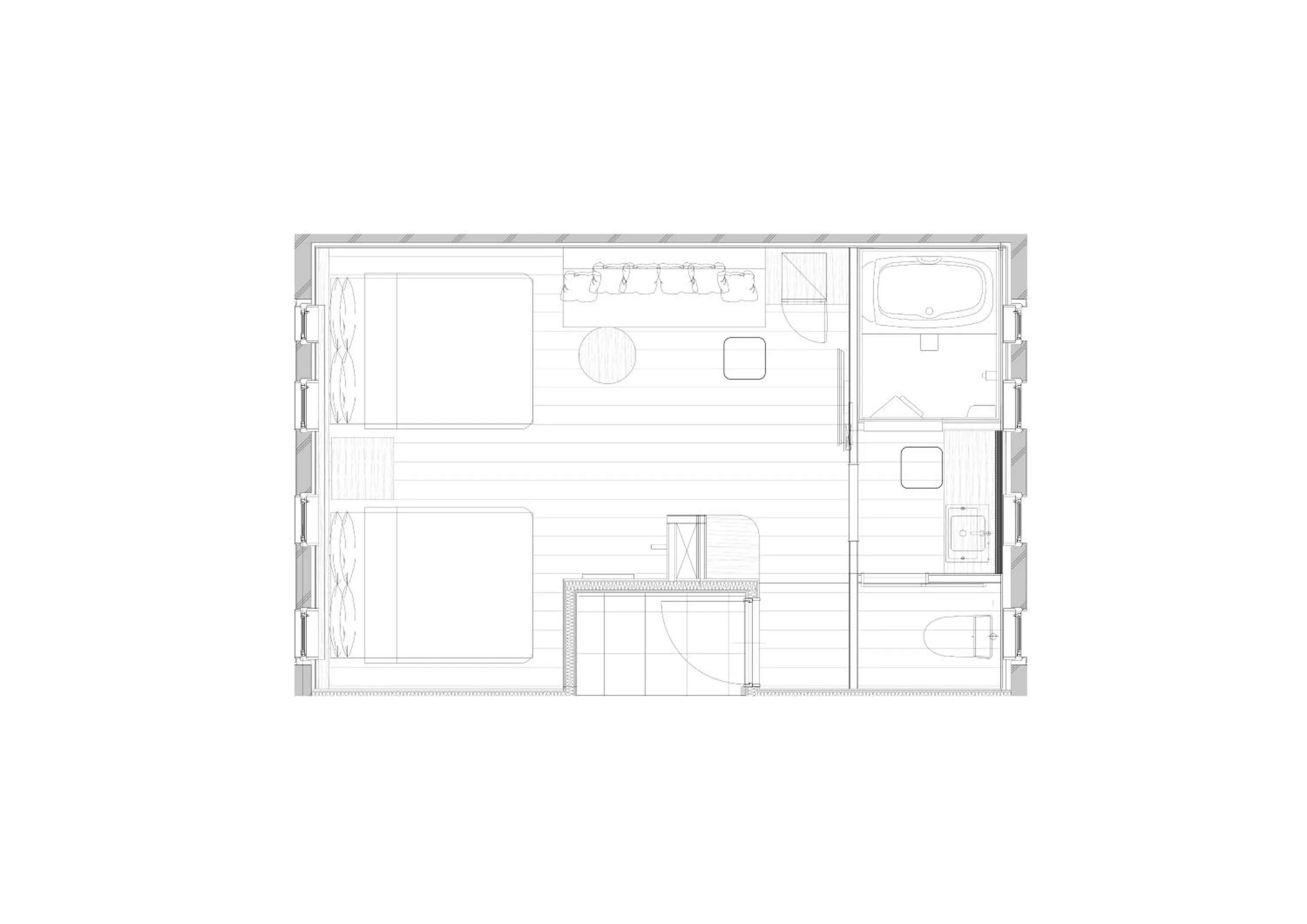 Floor plan in Hotel Paul House