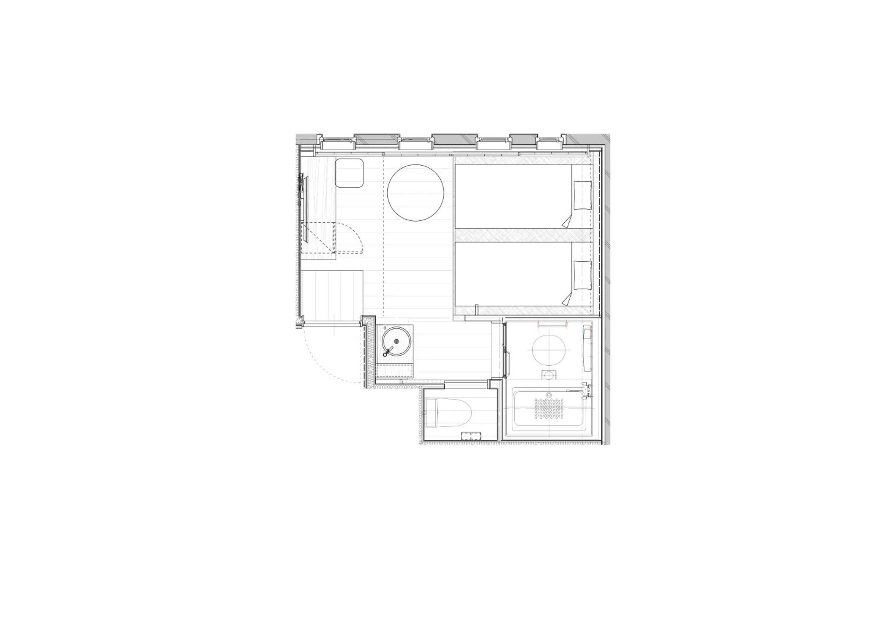 Floor plan in Hotel Paul House