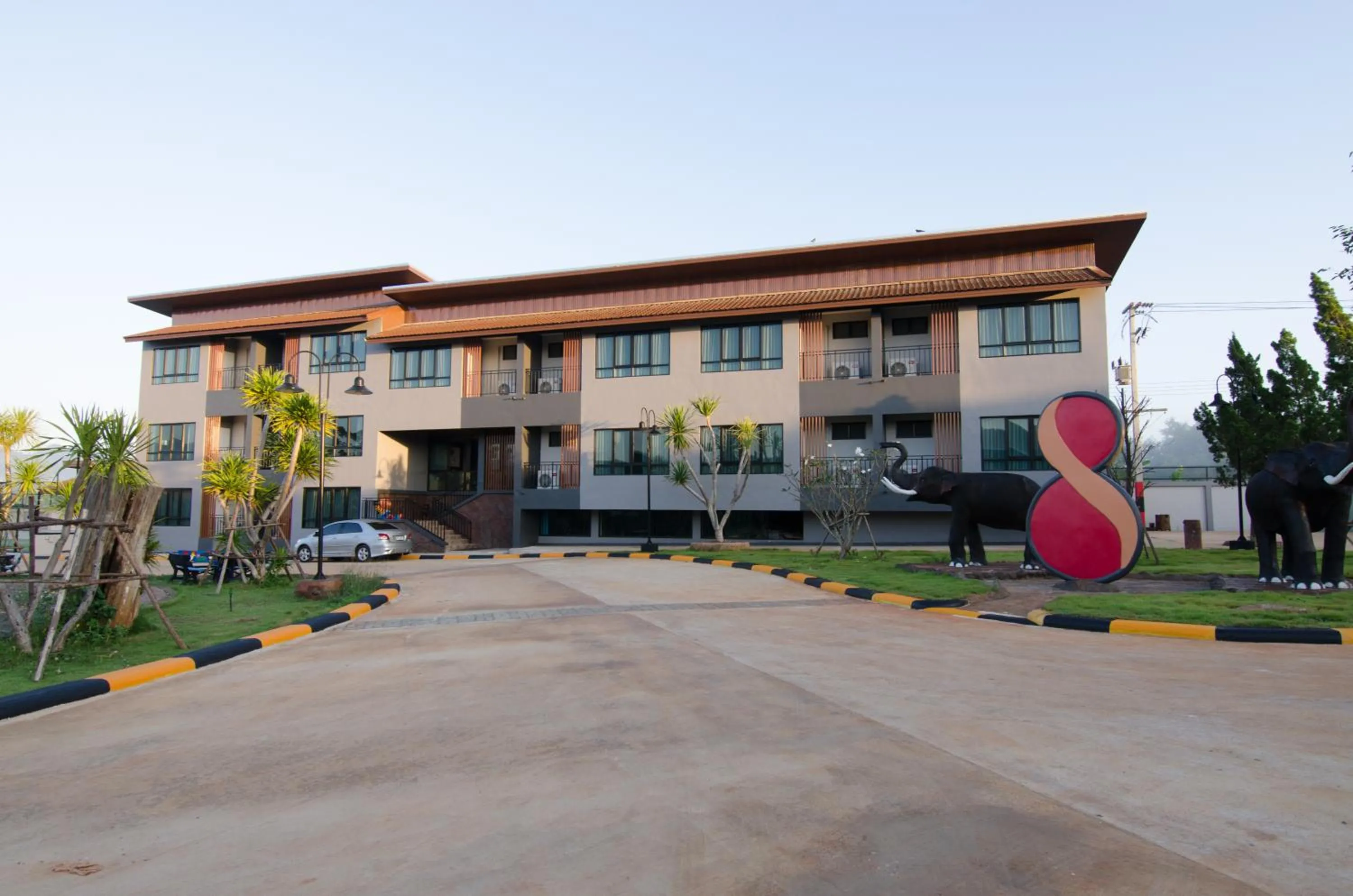 Property building in Grandsiri Resort KhaoYai