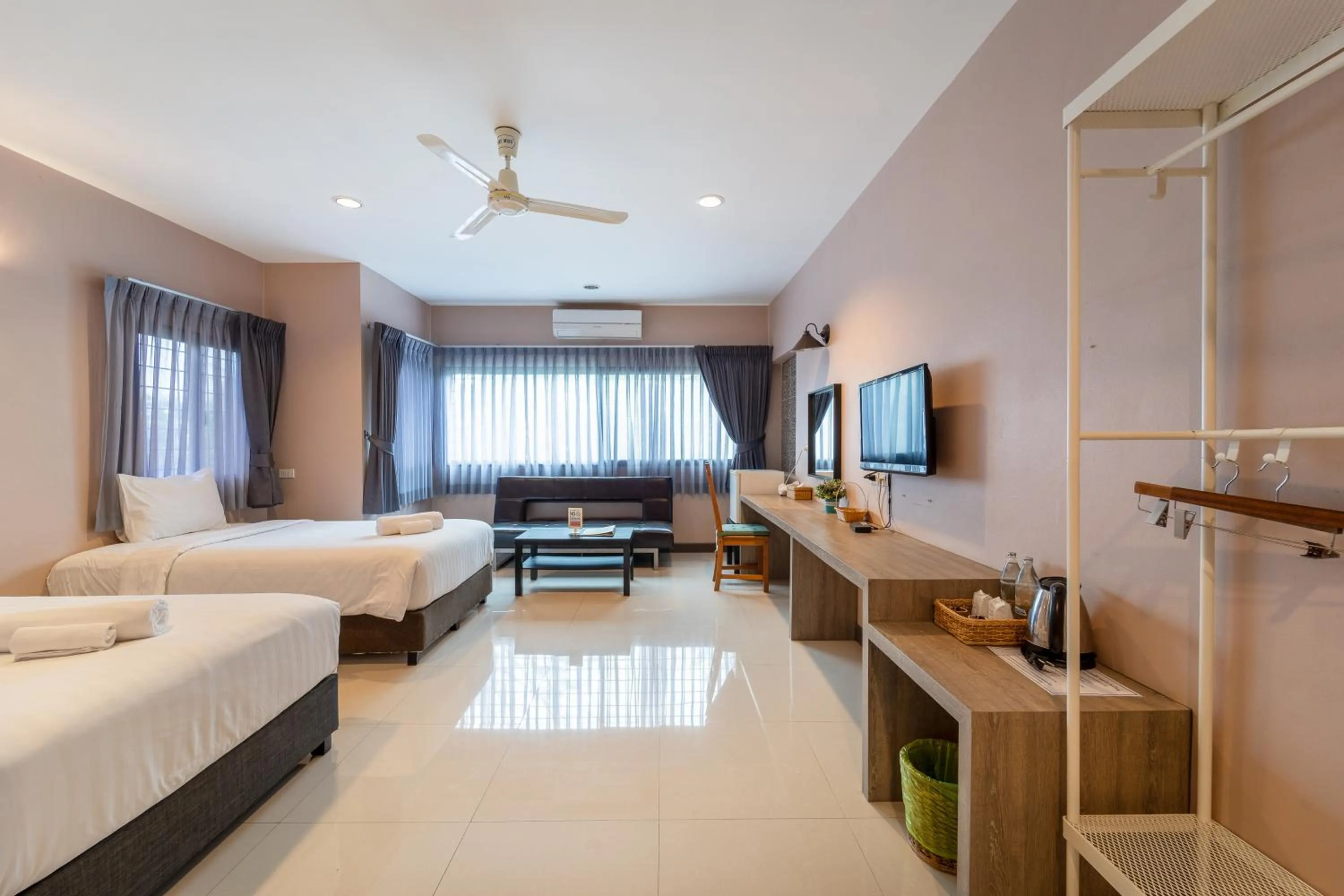 Photo of the whole room, Bed in Grandsiri Resort KhaoYai