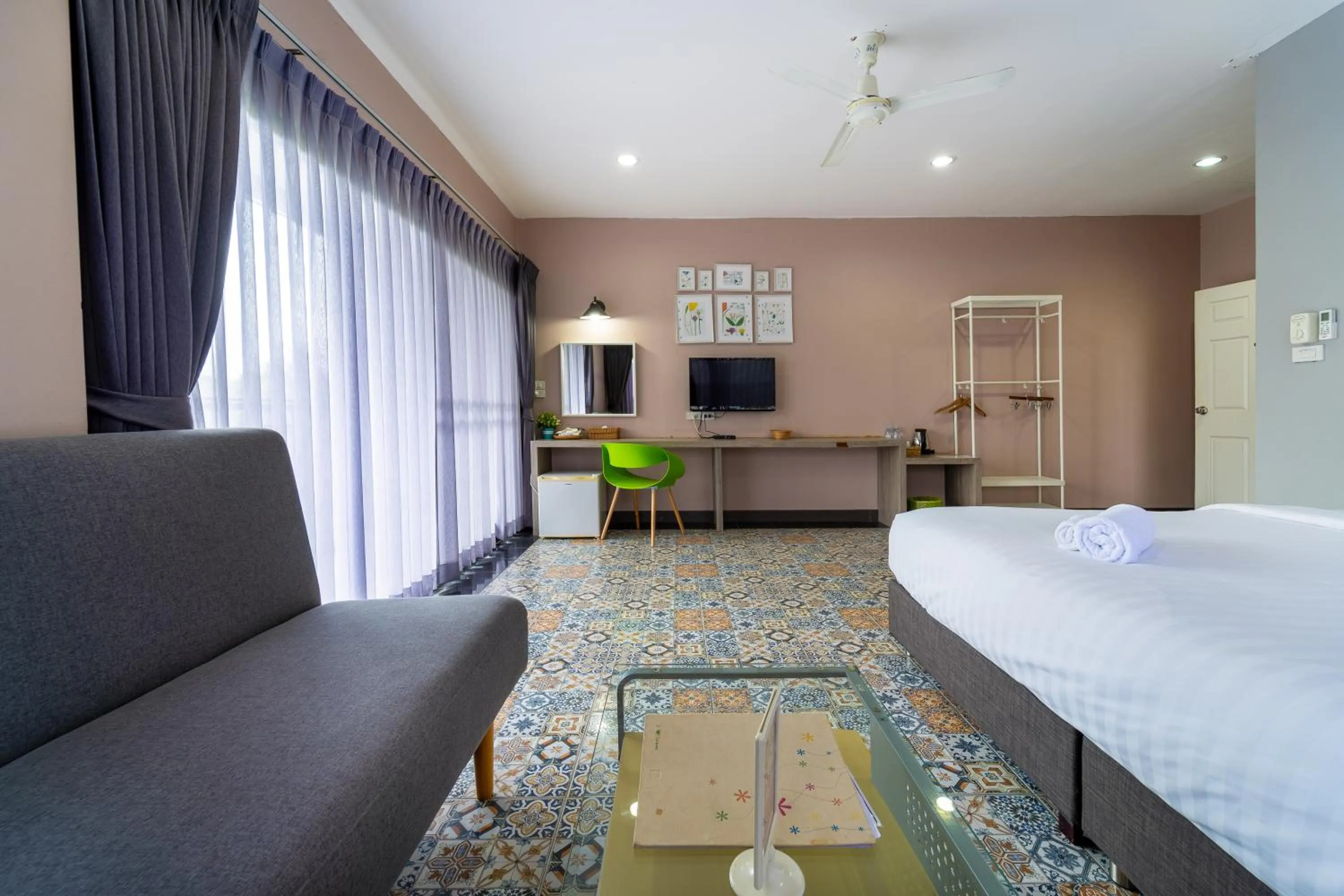 Photo of the whole room, Bed in Grandsiri Resort KhaoYai