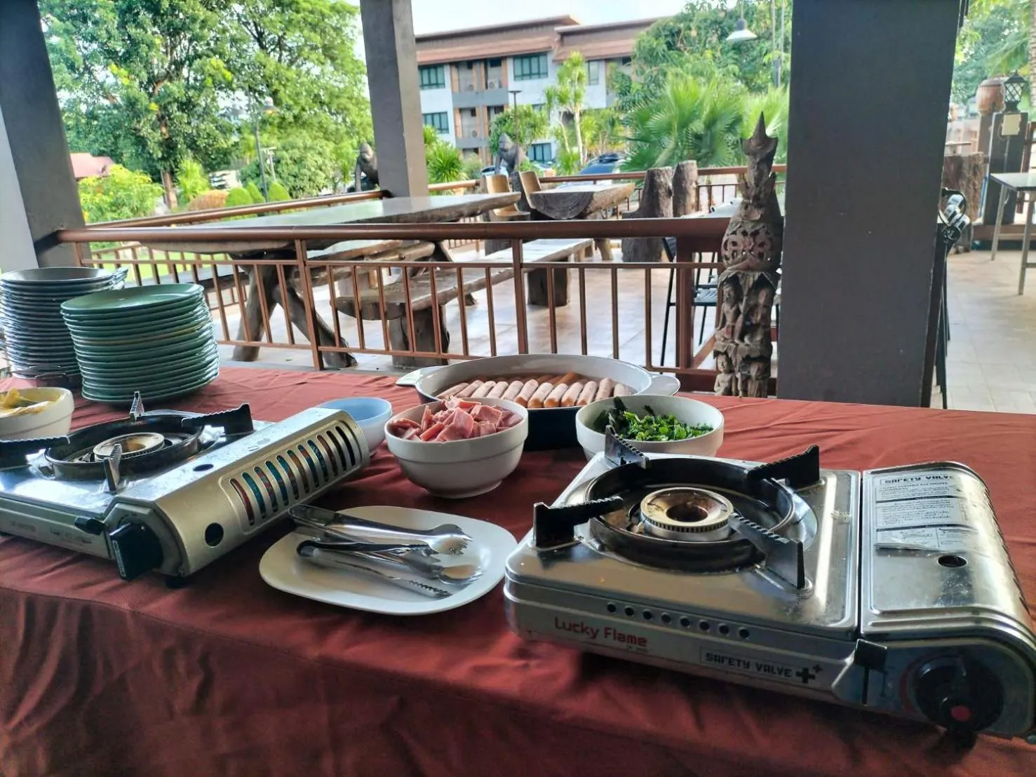 Breakfast in Grandsiri Resort KhaoYai